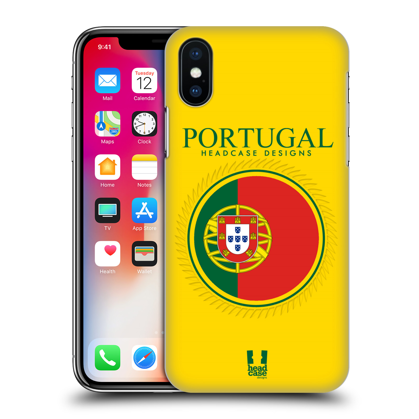 HEAD CASE plastový obal na mobil Apple Iphone X / XS vzor Vlajky státy 2 PORTUGALSKO