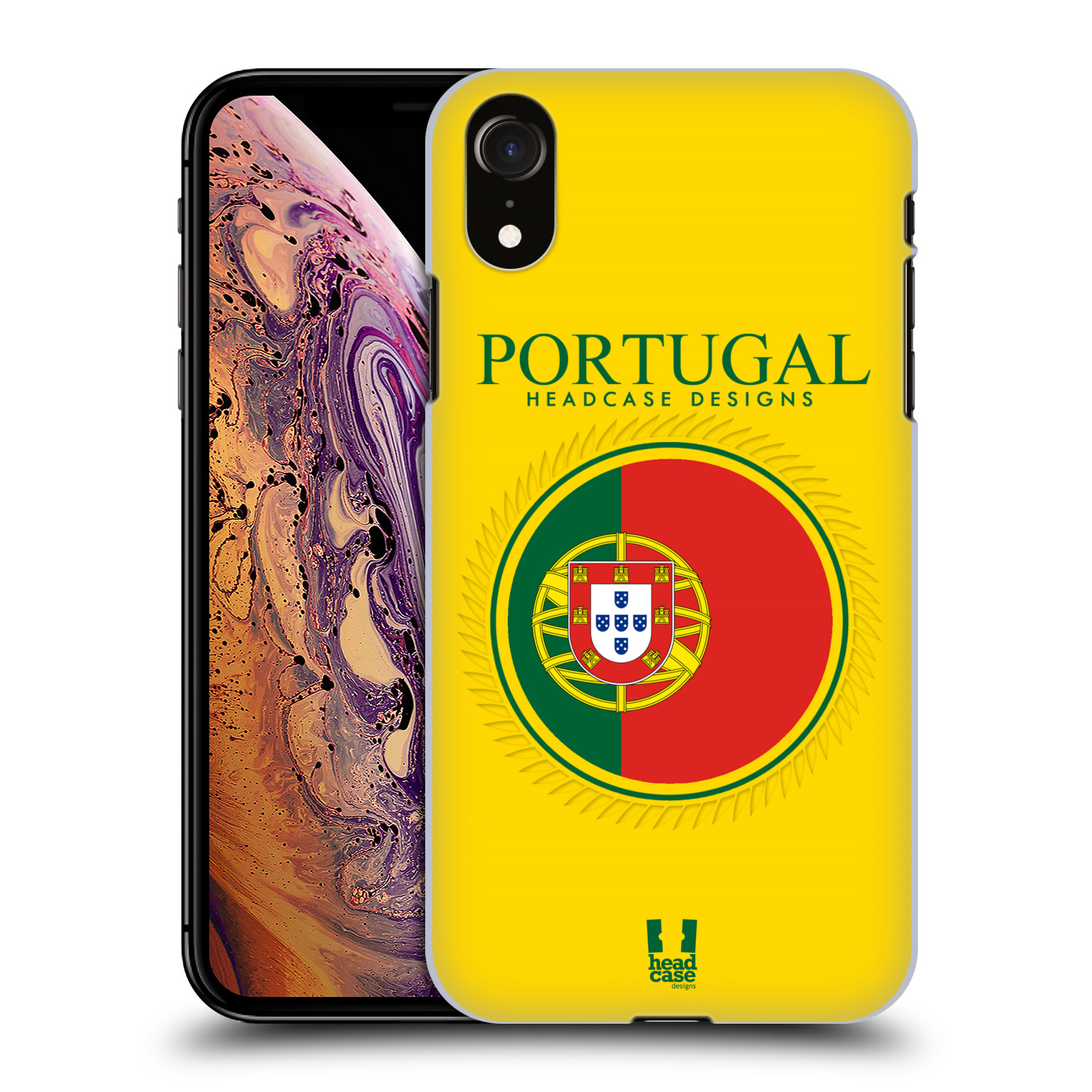 HEAD CASE plastový obal na mobil Apple Iphone XR vzor Vlajky státy 2 PORTUGALSKO