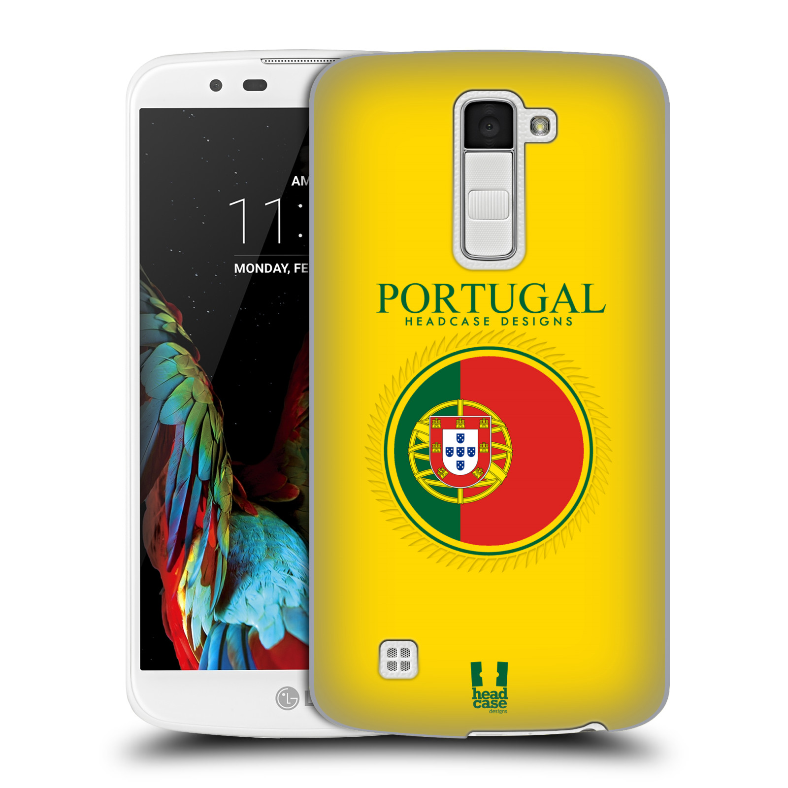HEAD CASE plastový obal na mobil LG K10 vzor Vlajky státy 2 PORTUGALSKO