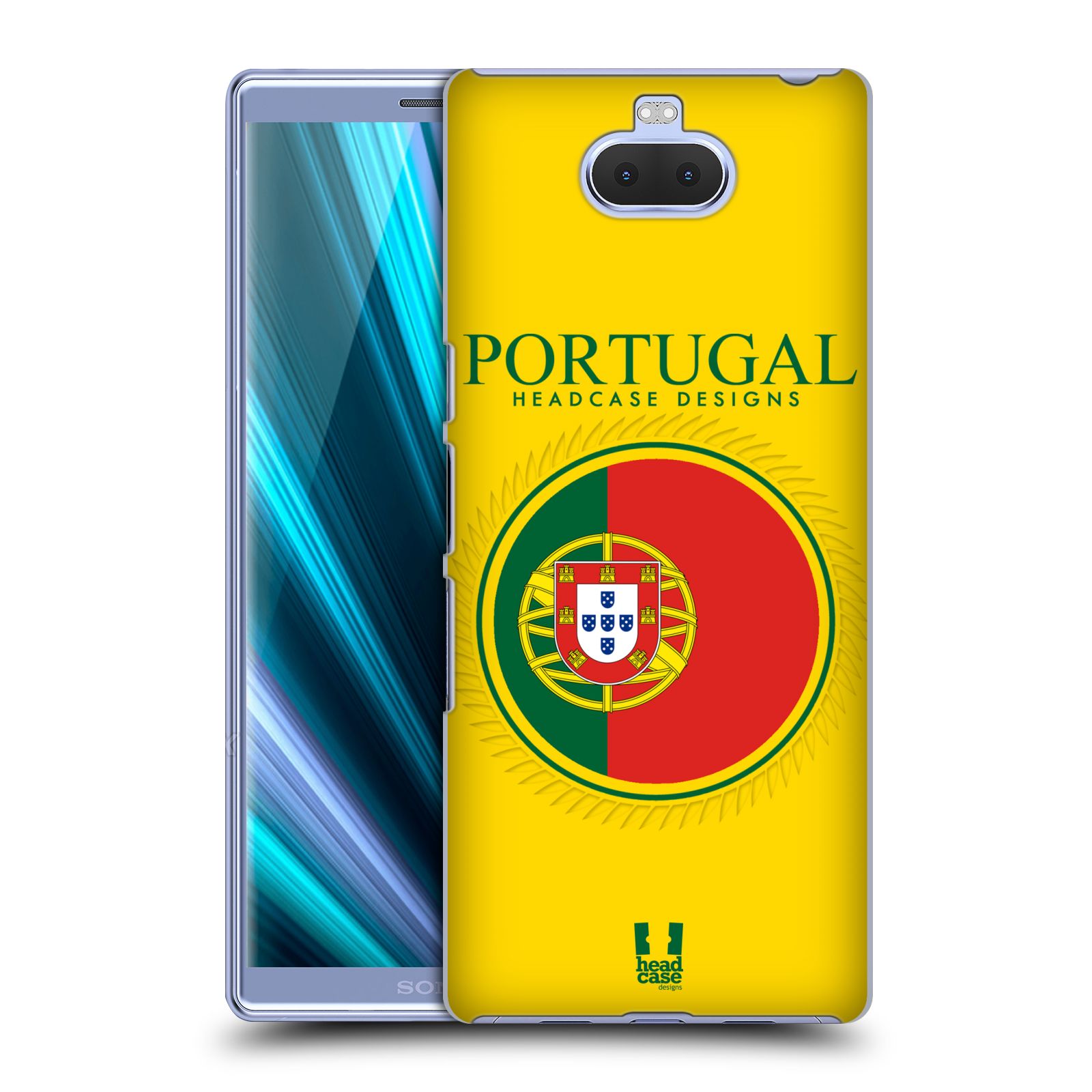 Pouzdro na mobil Sony Xperia 10 - Head Case - vzor Vlajky státy 2 PORTUGALSKO