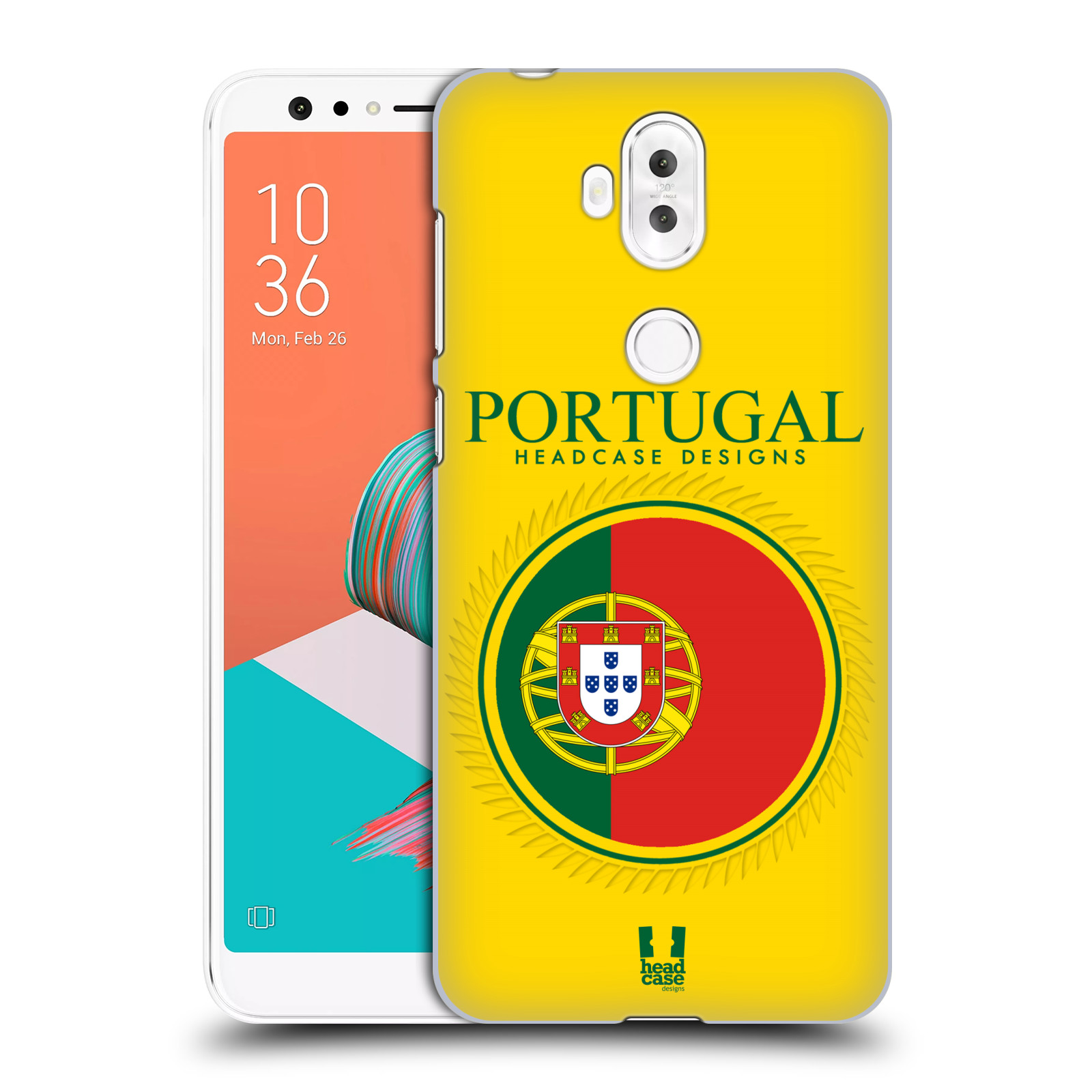 HEAD CASE plastový obal na mobil Asus Zenfone 5 LITE ZC600KL vzor Vlajky státy 2 PORTUGALSKO