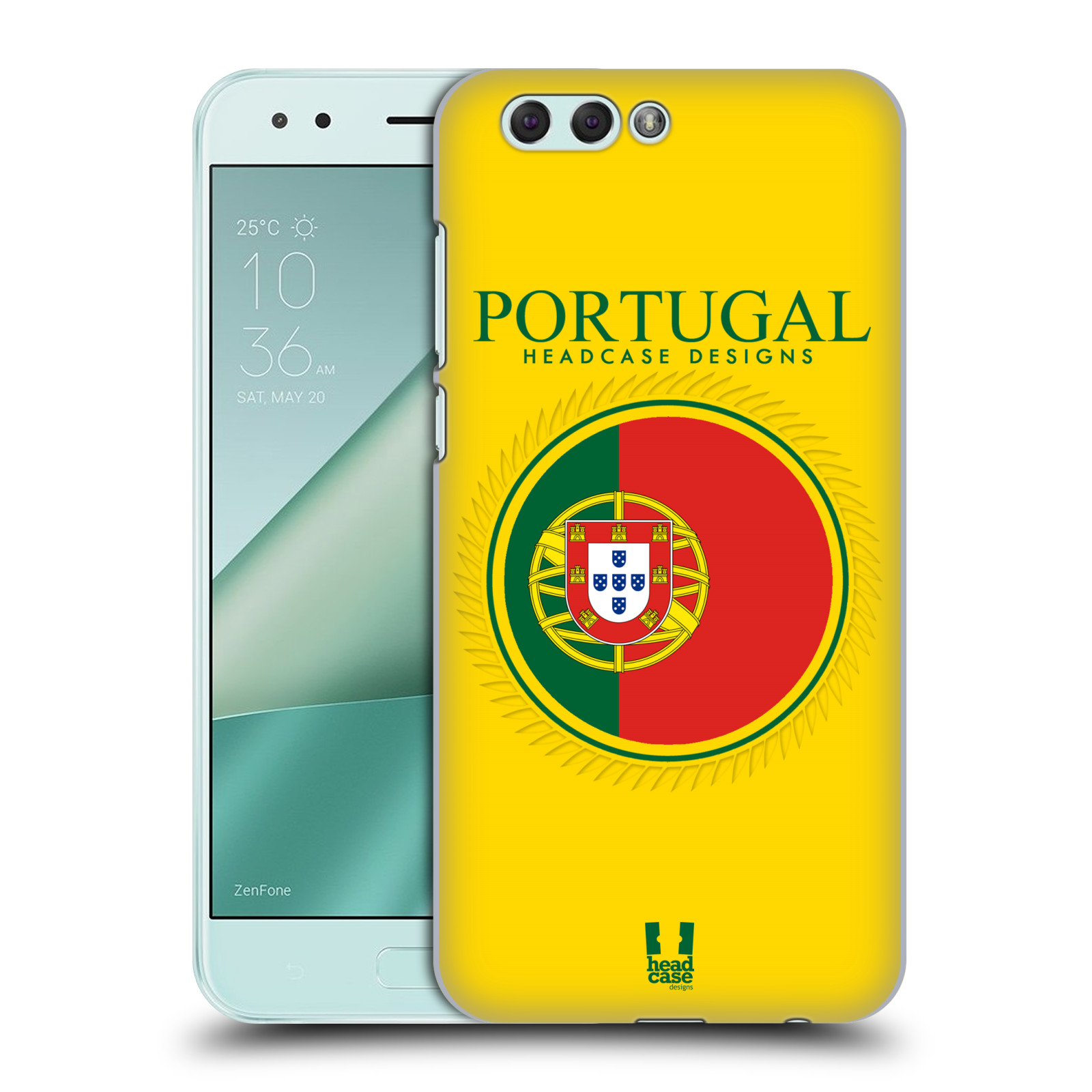 HEAD CASE plastový obal na mobil Asus Zenfone 4 ZE554KL vzor Vlajky státy 2 PORTUGALSKO