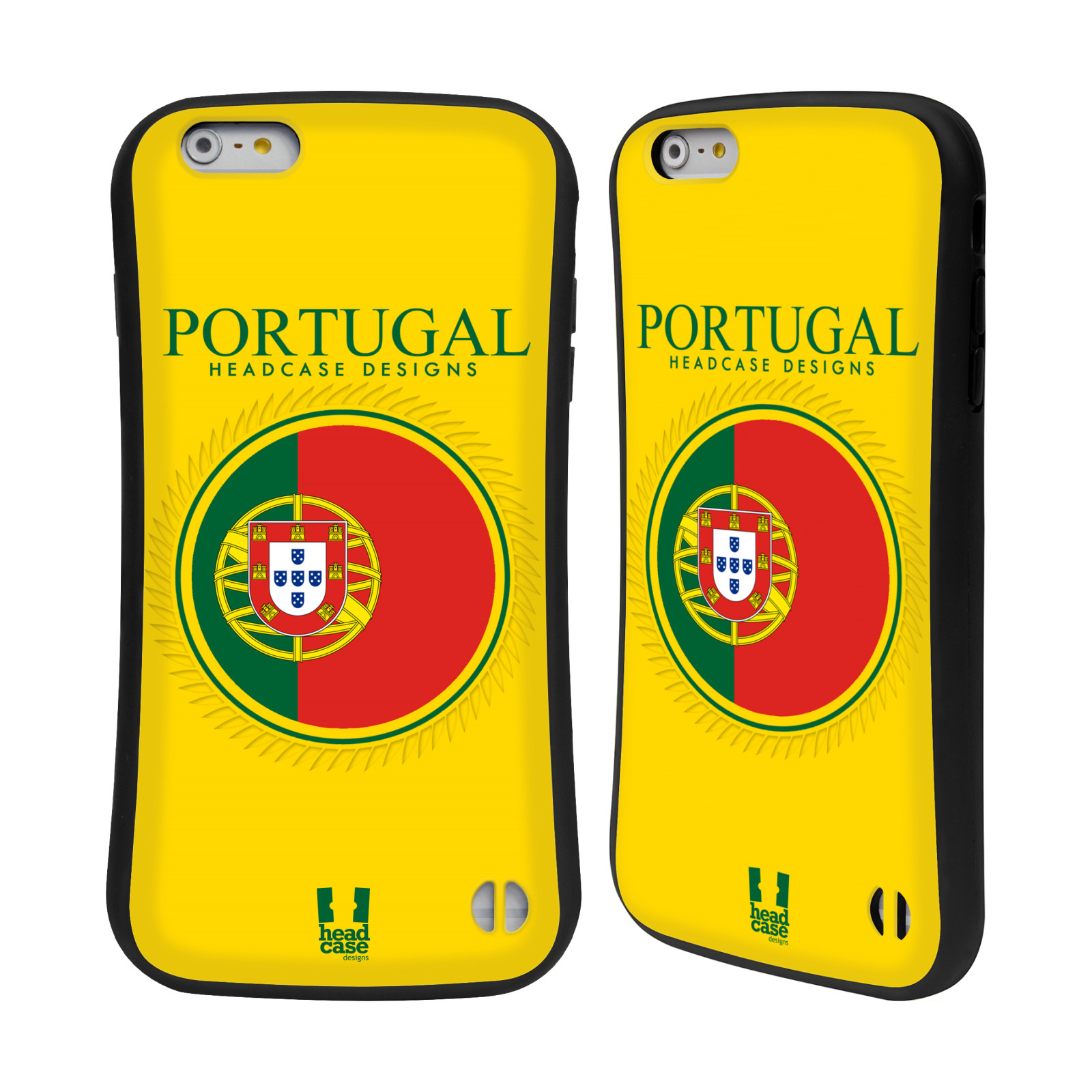 HEAD CASE silikon/plast odolný obal na mobil Apple Iphone 6 PLUS / 6S PLUS vzor Vlajky státy 2 PORTUGALSKO