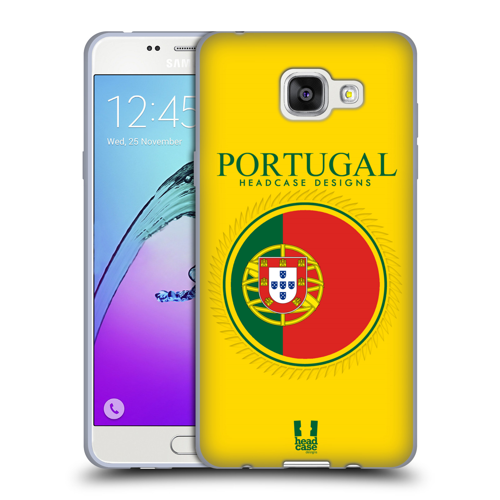 HEAD CASE silikonový obal na mobil Samsung Galaxy A5 (2016) vzor Vlajky státy 2 PORTUGALSKO