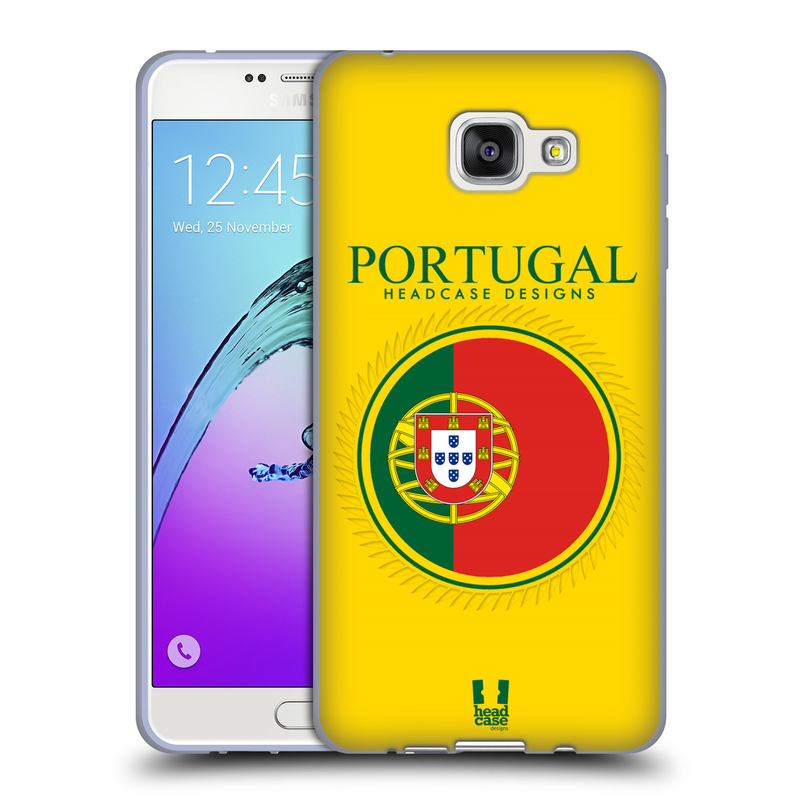 HEAD CASE silikonový obal na mobil Samsung Galaxy A7 (2016) vzor Vlajky státy 2 PORTUGALSKO