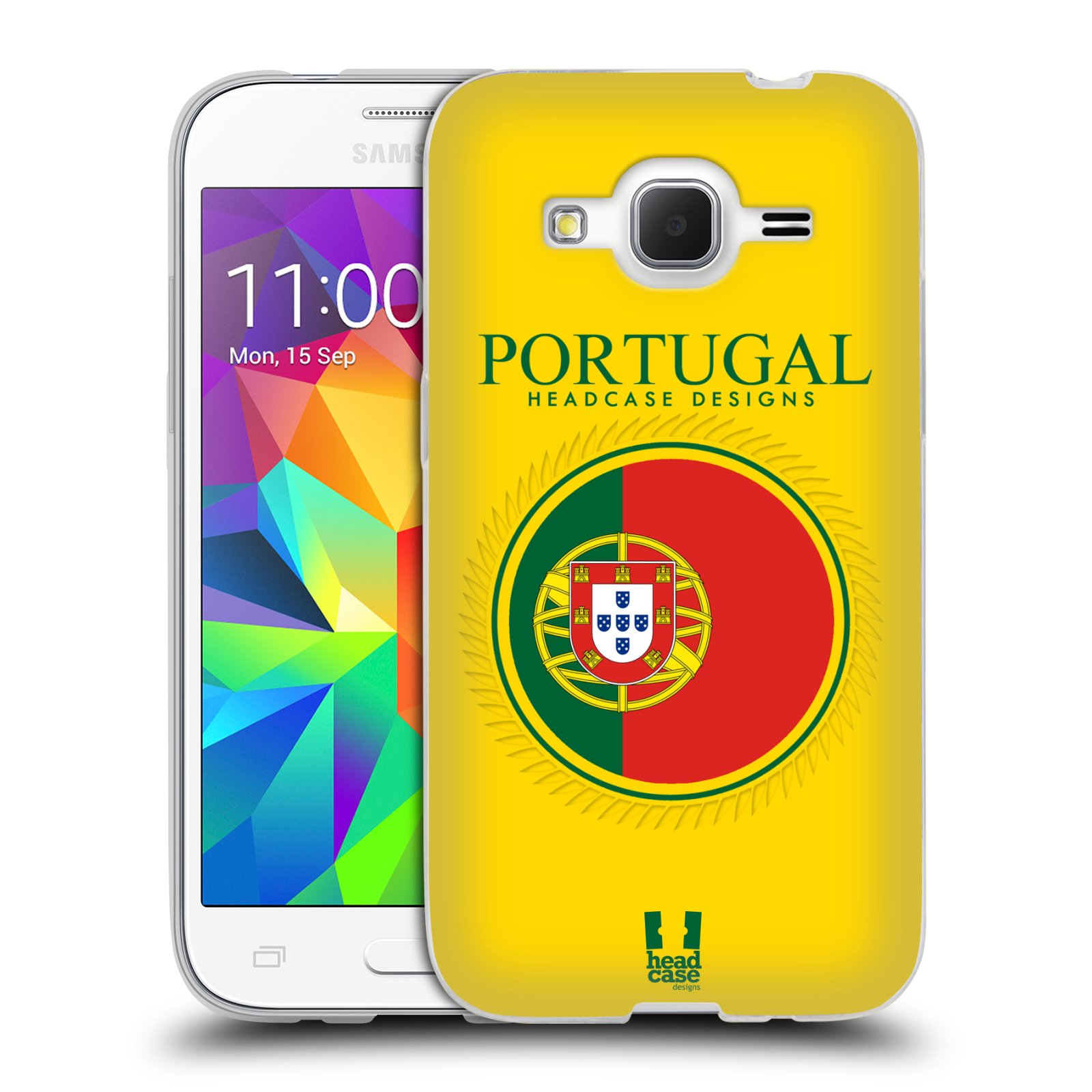 HEAD CASE silikonový obal na mobil Samsung Galaxy Core Prime (G360) vzor Vlajky státy 2 PORTUGALSKO