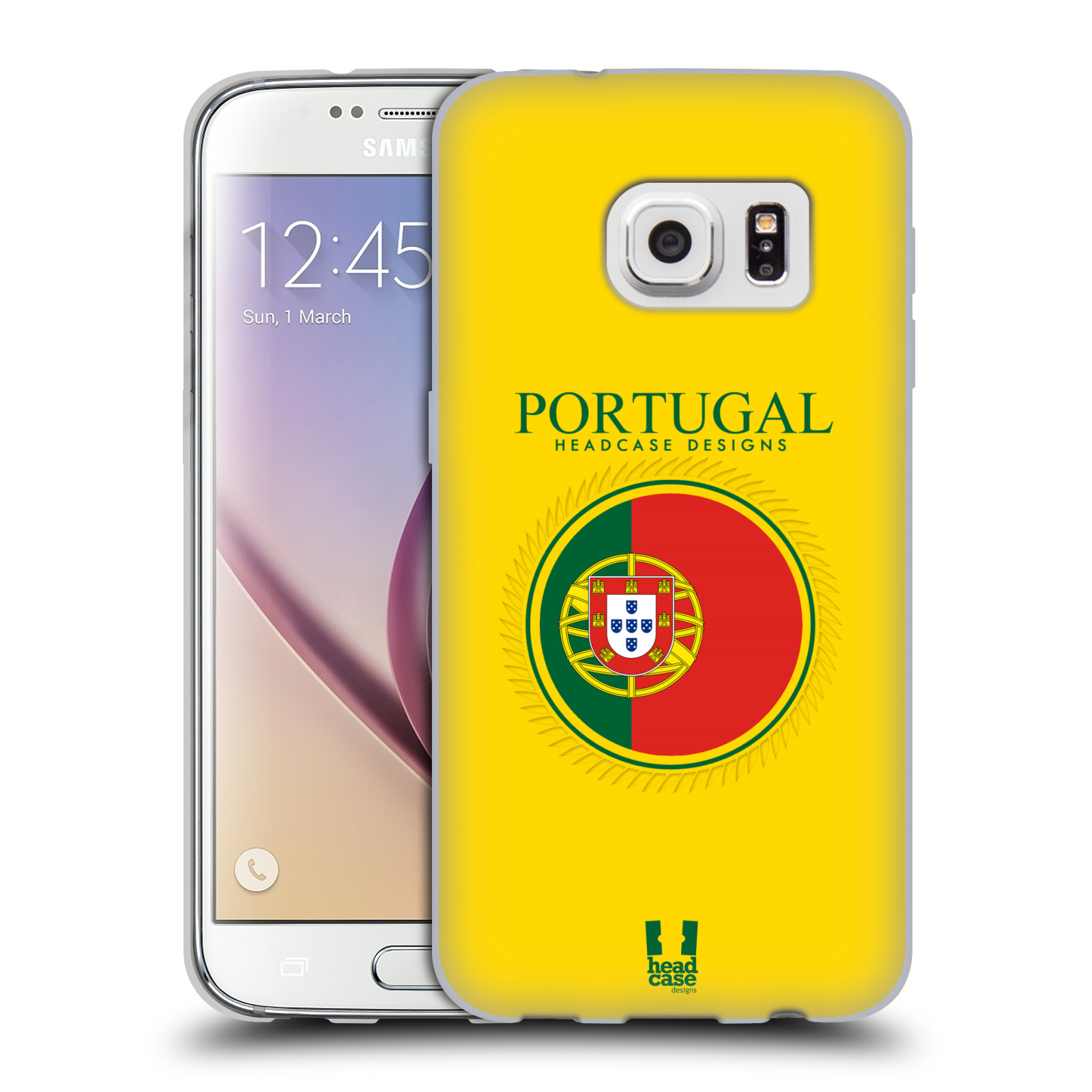 HEAD CASE silikonový obal na mobil Samsung Galaxy S7 vzor Vlajky státy 2 PORTUGALSKO