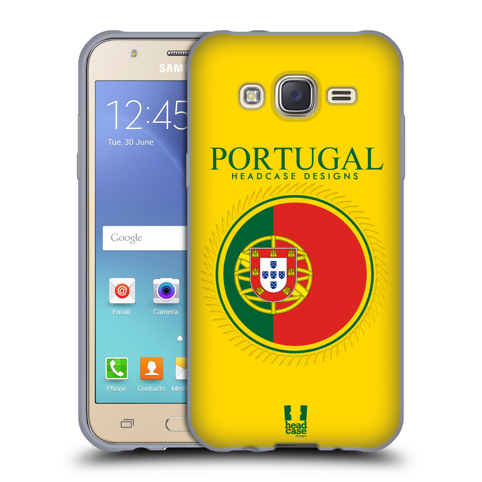 HEAD CASE silikonový obal na mobil Samsung Galaxy J5, J500, (J5 DUOS) vzor Vlajky státy 2 PORTUGALSKO