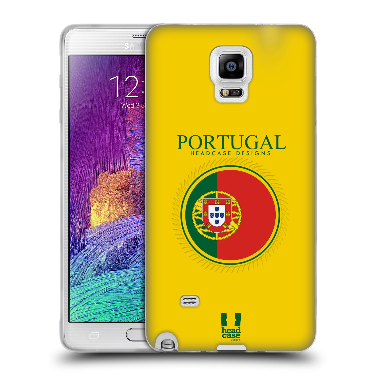 HEAD CASE silikonový obal na mobil Samsung Galaxy Note 4 (N910) vzor Vlajky státy 2 PORTUGALSKO