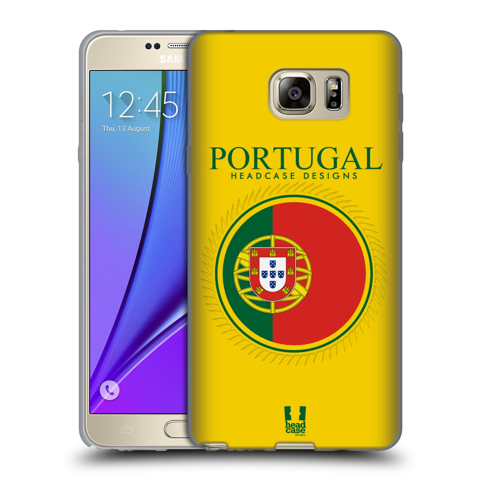 HEAD CASE silikonový obal na mobil Samsung Galaxy Note 5 (N920) vzor Vlajky státy 2 PORTUGALSKO