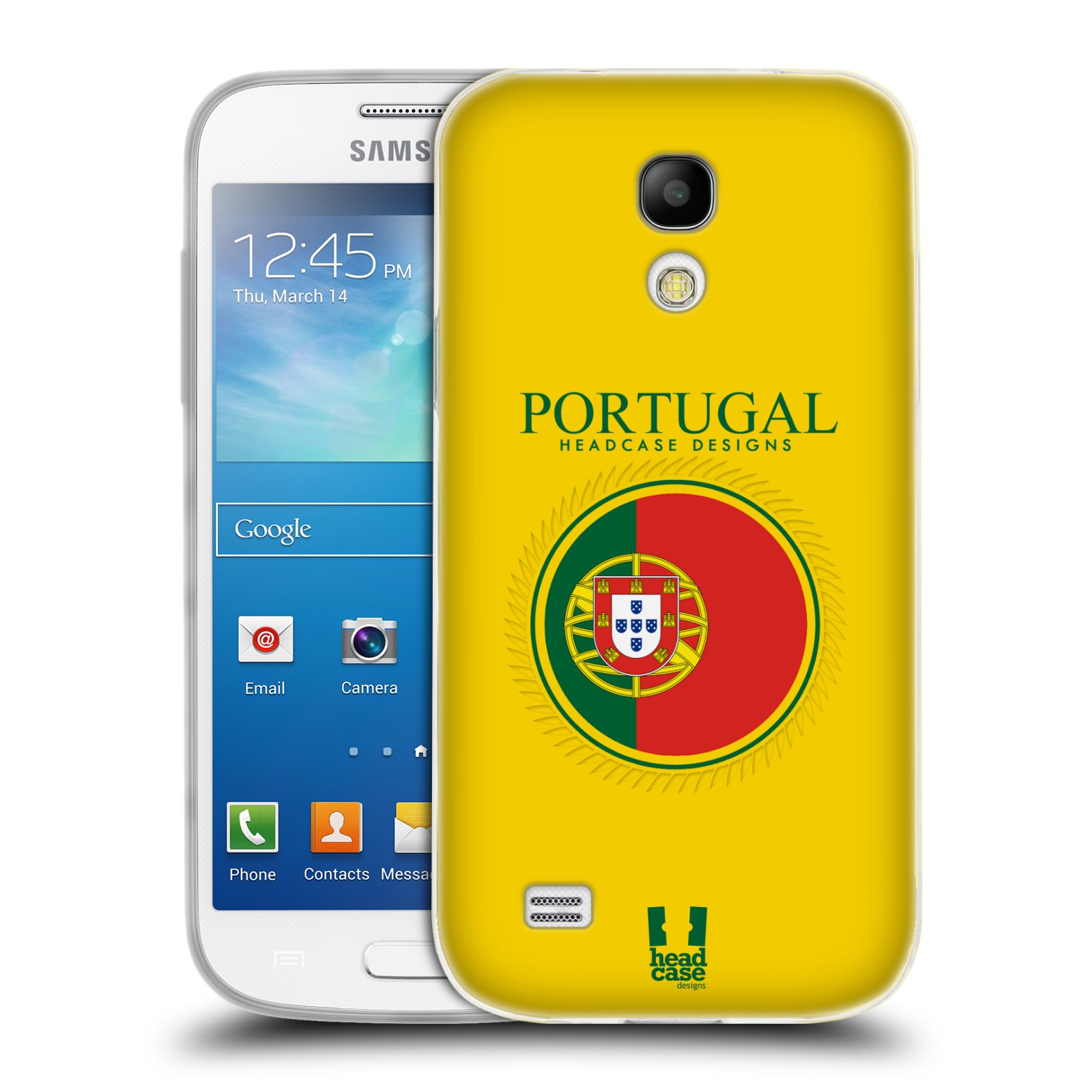 HEAD CASE silikonový obal na mobil Samsung Galaxy S4 MINI vzor Vlajky státy 2 PORTUGALSKO