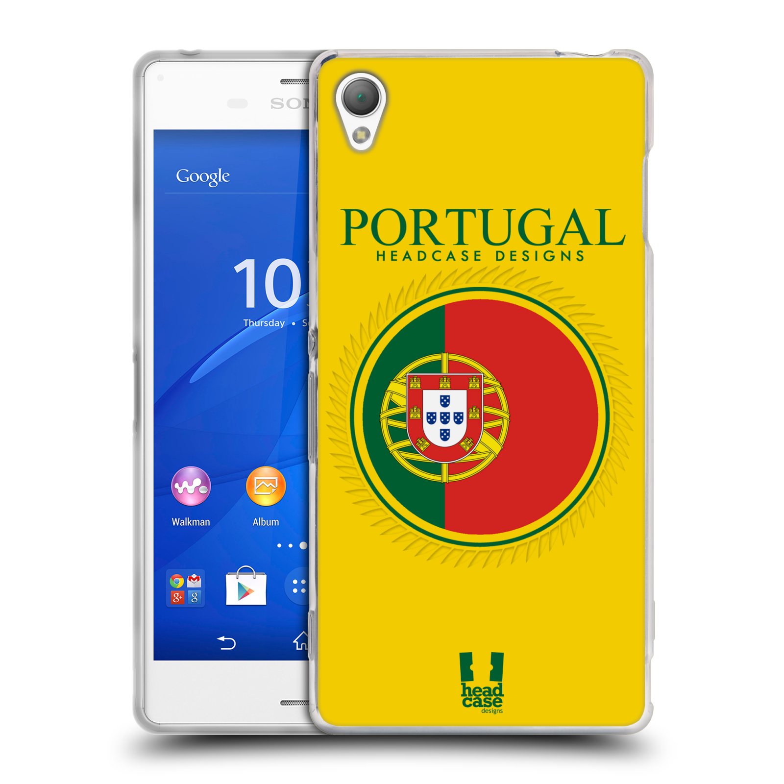 HEAD CASE silikonový obal na mobil Sony Xperia Z3 vzor Vlajky státy 2 PORTUGALSKO