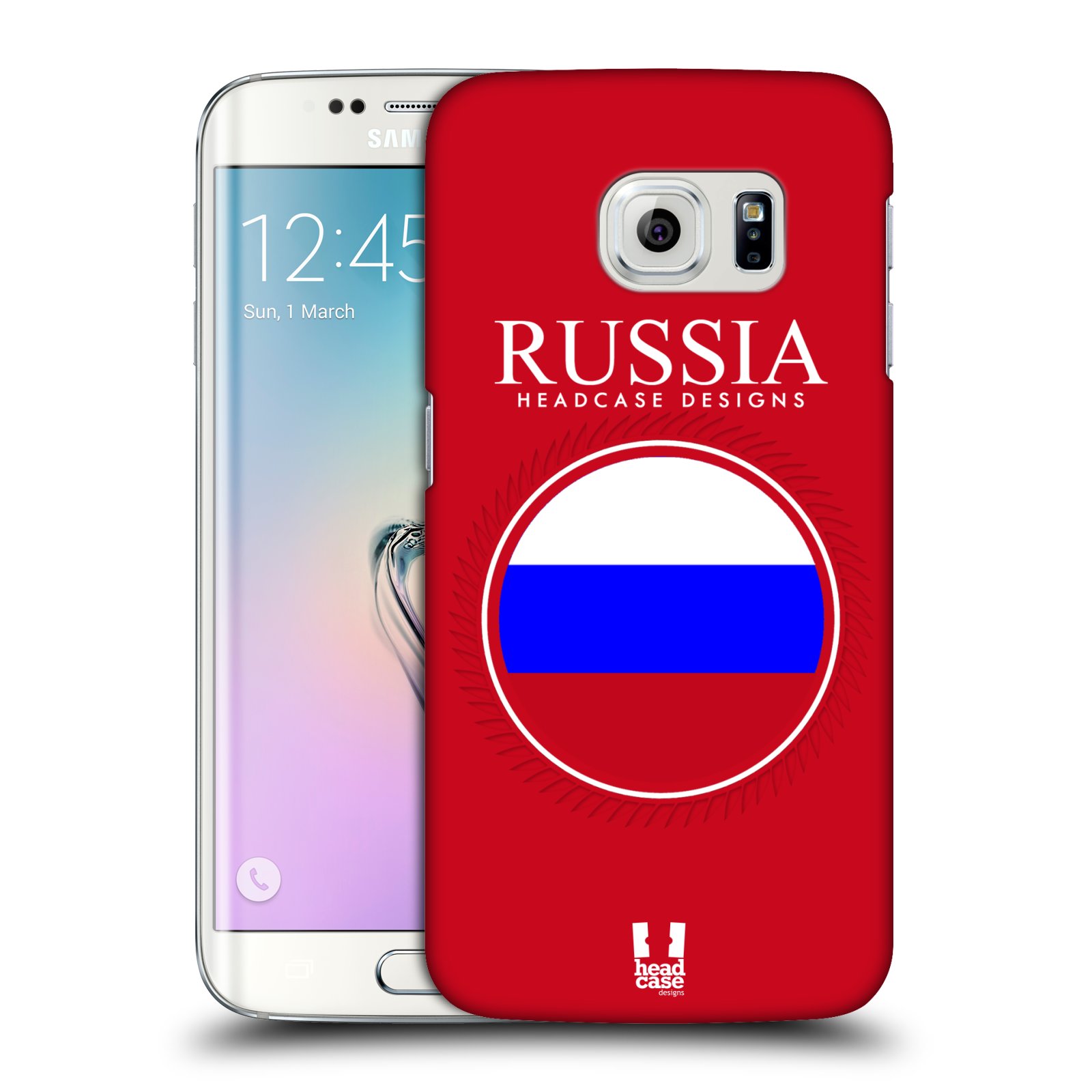 HEAD CASE plastový obal na mobil SAMSUNG Galaxy S6 EDGE (G9250, G925, G925F) vzor Vlajky státy 2 RUSKO