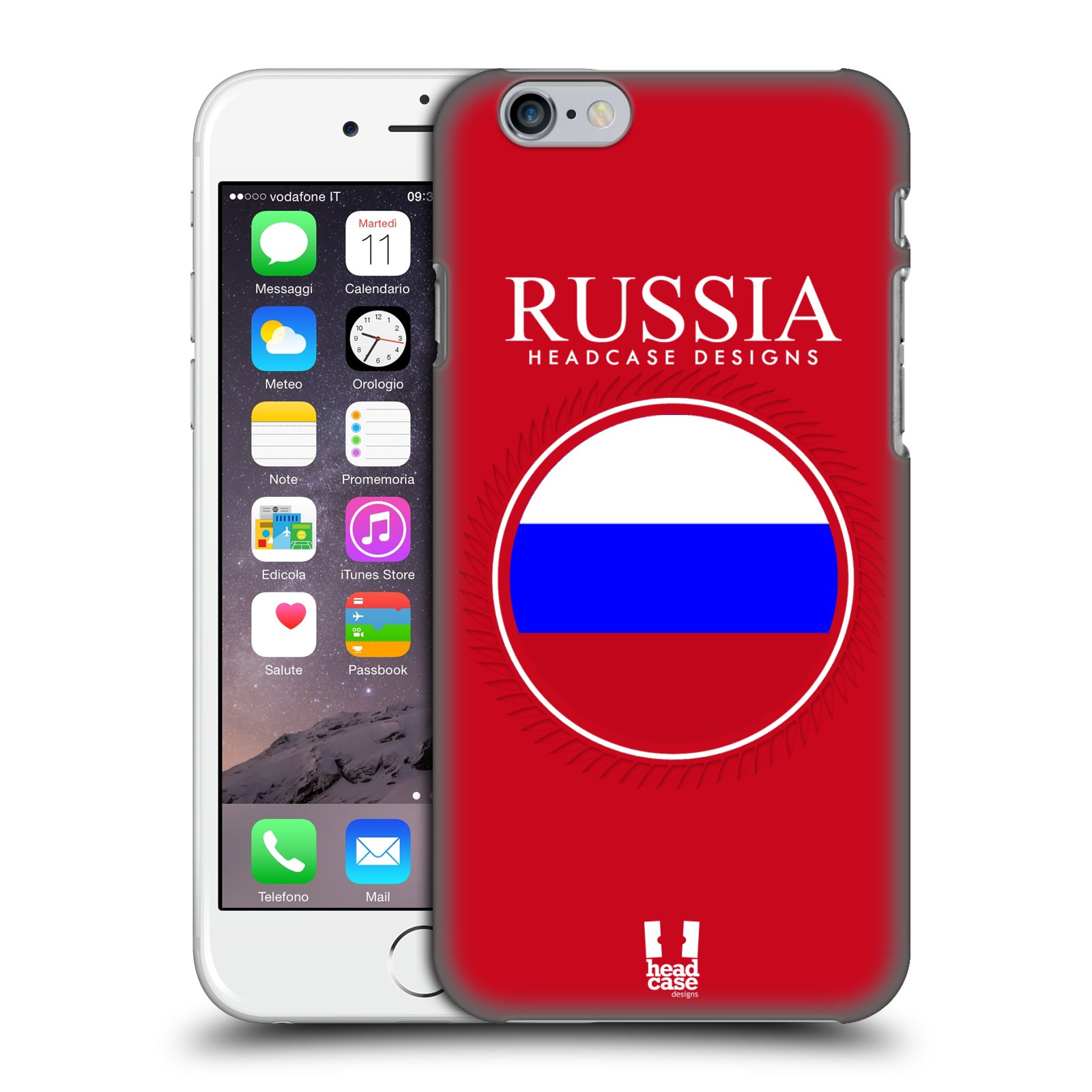 Plastové pouzdro pro mobil Apple Iphone 6/6S vzor Vlajky státy 2 RUSKO
