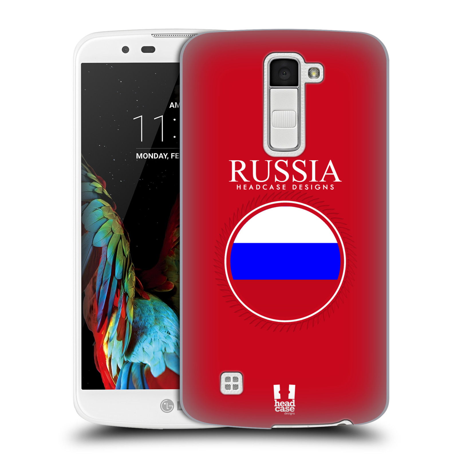 HEAD CASE plastový obal na mobil LG K10 vzor Vlajky státy 2 RUSKO