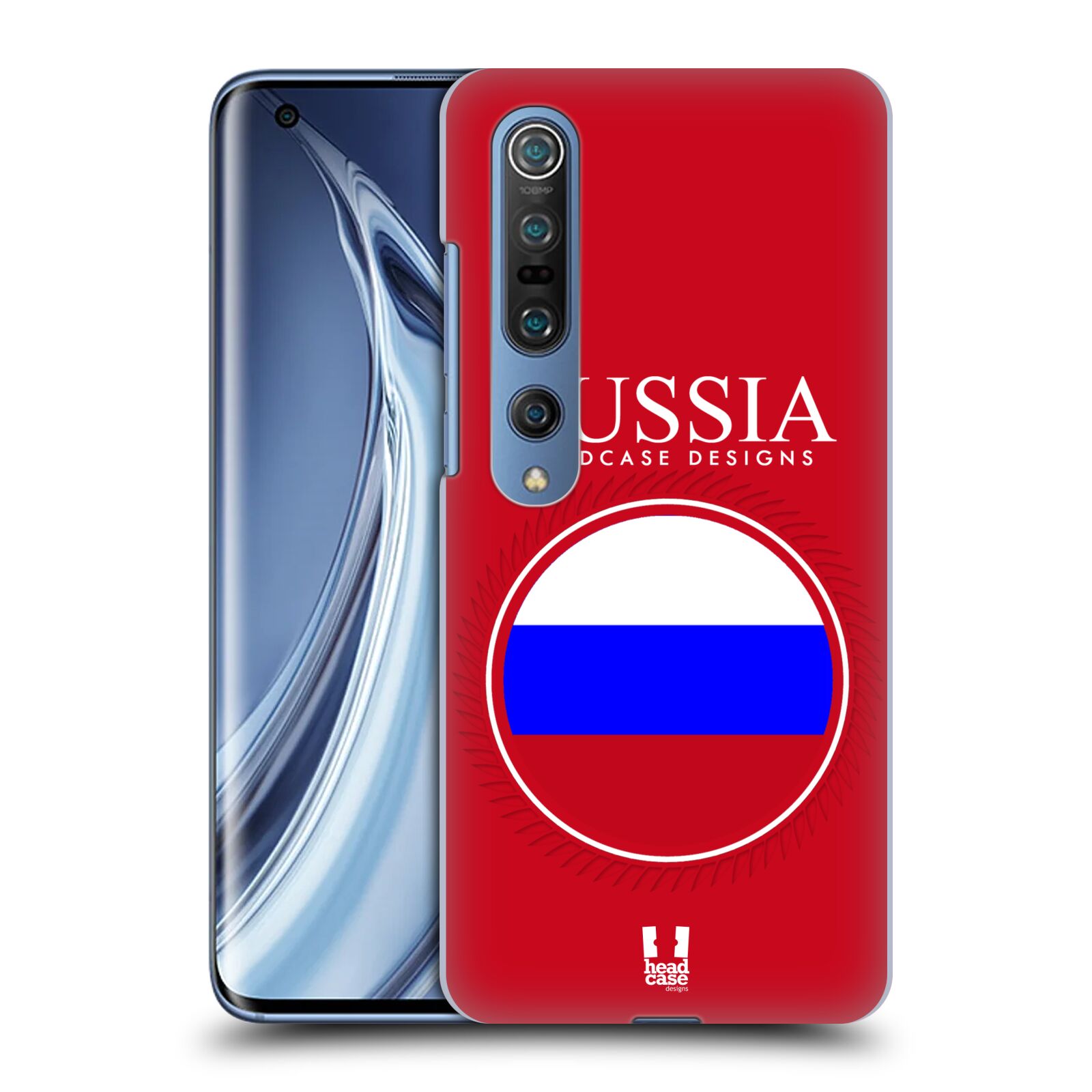 HEAD CASE plastový obal na mobil Xiaomi Mi 10 vzor Vlajky státy 2 RUSKO