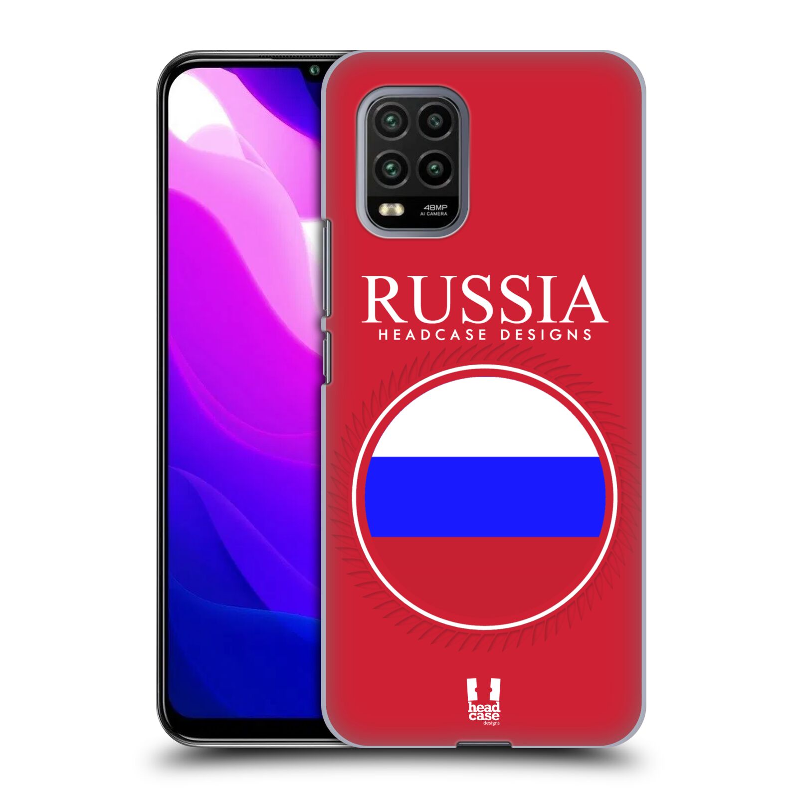 Zadní kryt, obal na mobil Xiaomi Mi 10 LITE vzor Vlajky státy 2 RUSKO