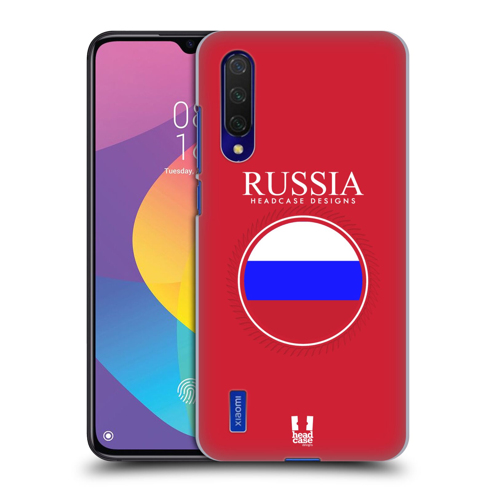 Zadní kryt na mobil Xiaomi MI 9 LITE vzor Vlajky státy 2 RUSKO