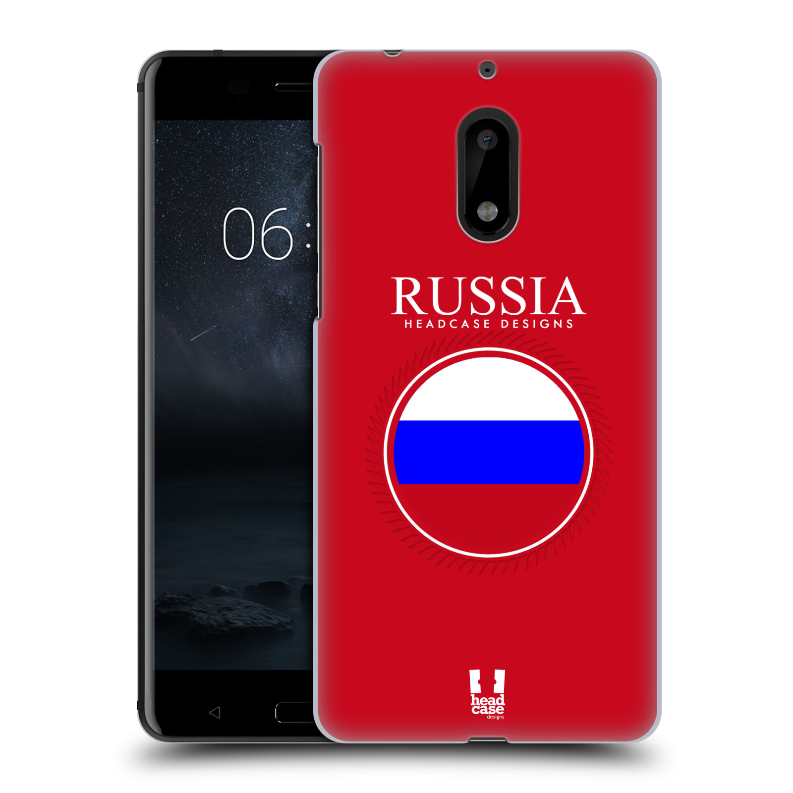 HEAD CASE plastový obal na mobil Nokia 6 vzor Vlajky státy 2 RUSKO