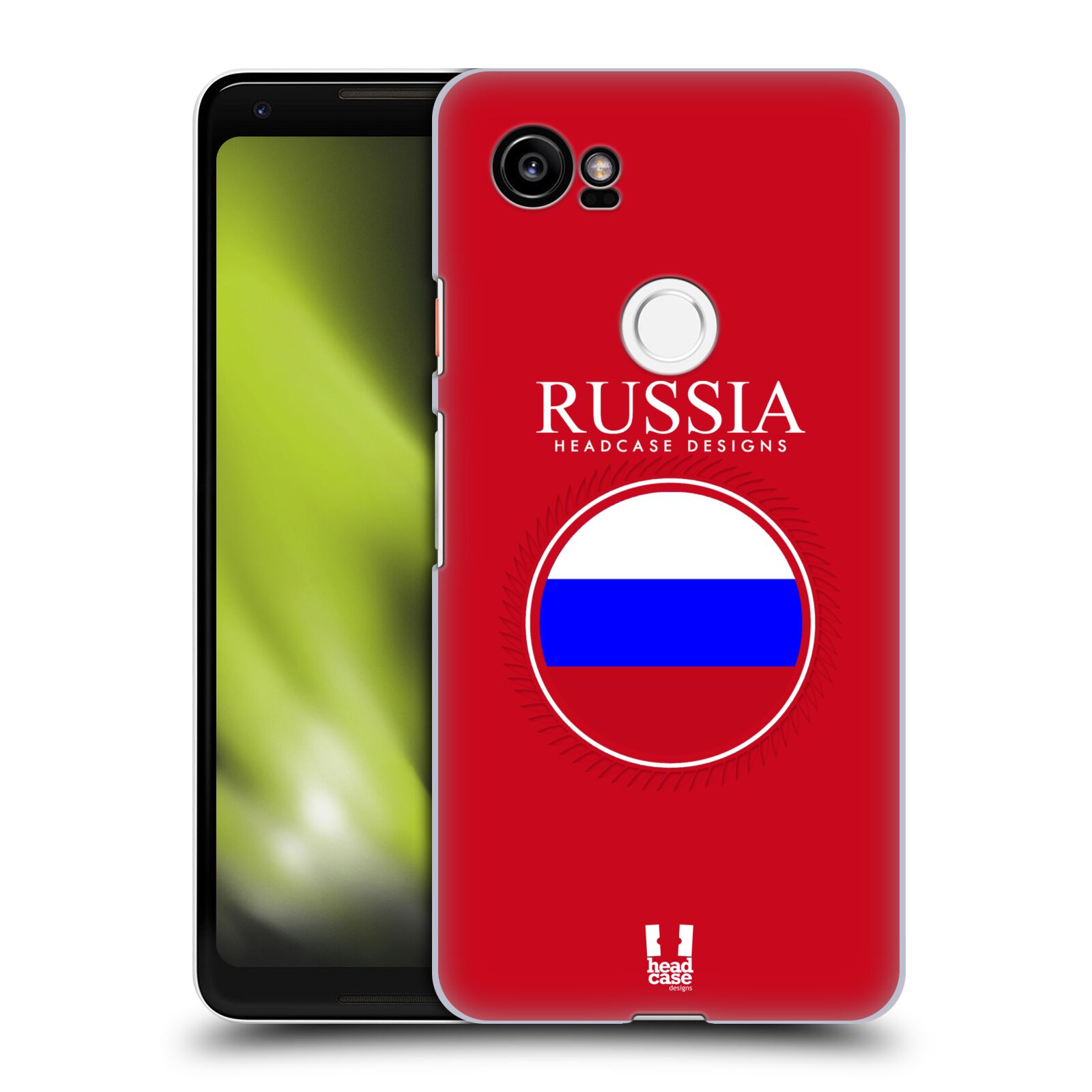 HEAD CASE plastový obal na mobil Google Pixel 2 XL vzor Vlajky státy 2 RUSKO