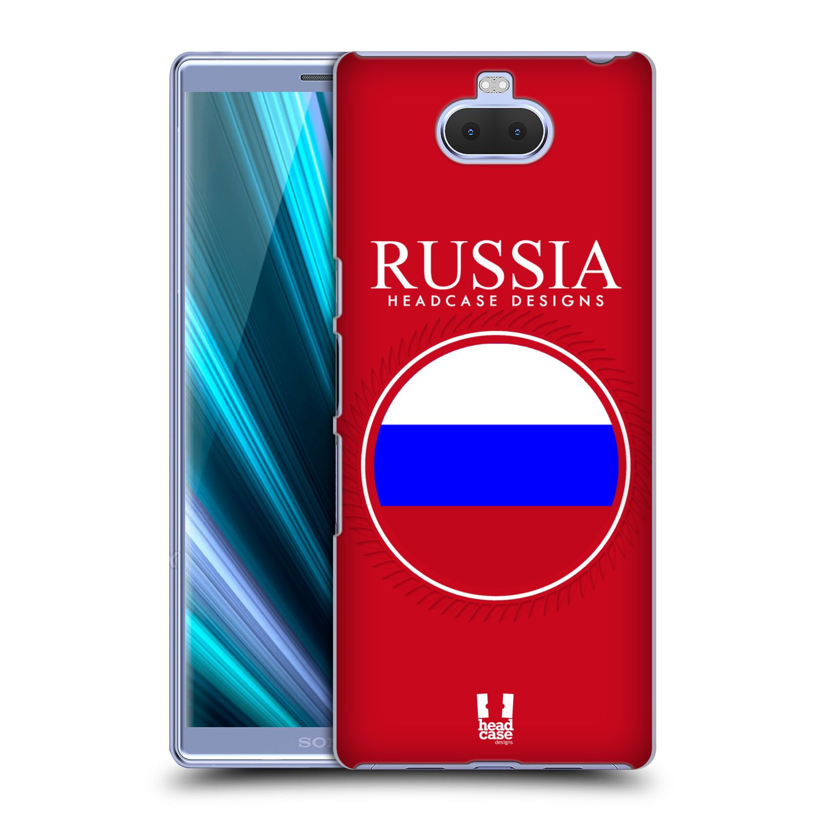Pouzdro na mobil Sony Xperia 10 - Head Case - vzor Vlajky státy 2 RUSKO