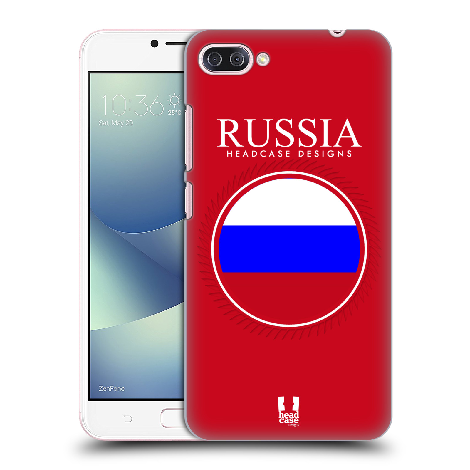 HEAD CASE plastový obal na mobil Asus Zenfone 4 MAX ZC554KL vzor Vlajky státy 2 RUSKO