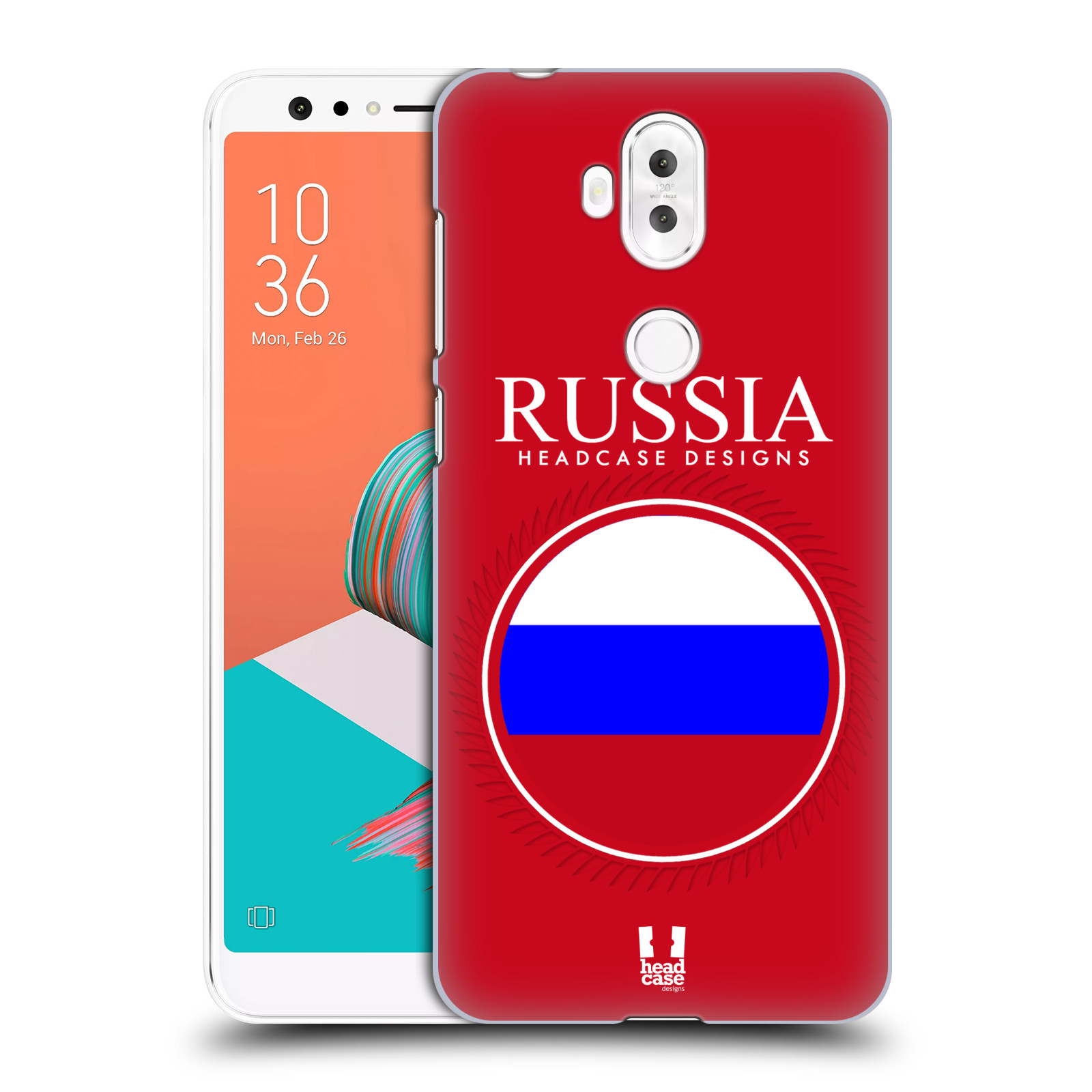 HEAD CASE plastový obal na mobil Asus Zenfone 5 LITE ZC600KL vzor Vlajky státy 2 RUSKO