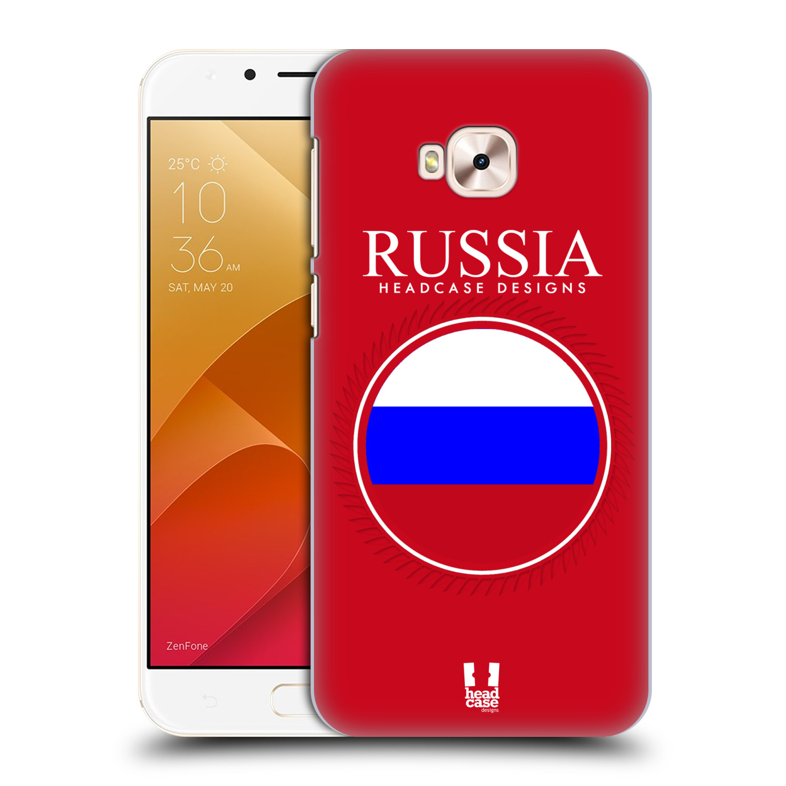 HEAD CASE plastový obal na mobil Asus Zenfone 4 Selfie Pro ZD552KL vzor Vlajky státy 2 RUSKO