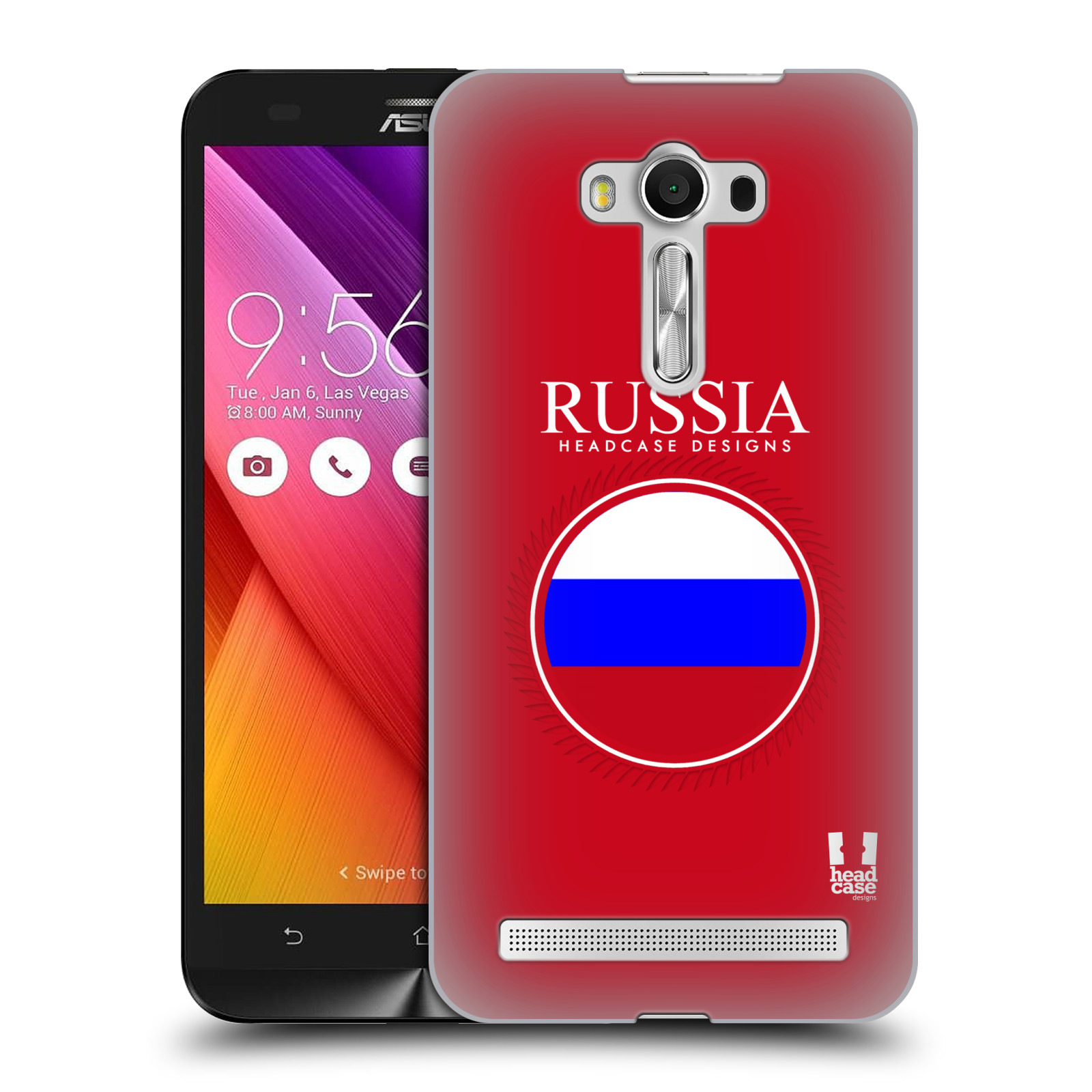 HEAD CASE plastový obal na mobil Asus Zenfone 2 LASER (5,5 displej ZE550KL) vzor Vlajky státy 2 RUSKO