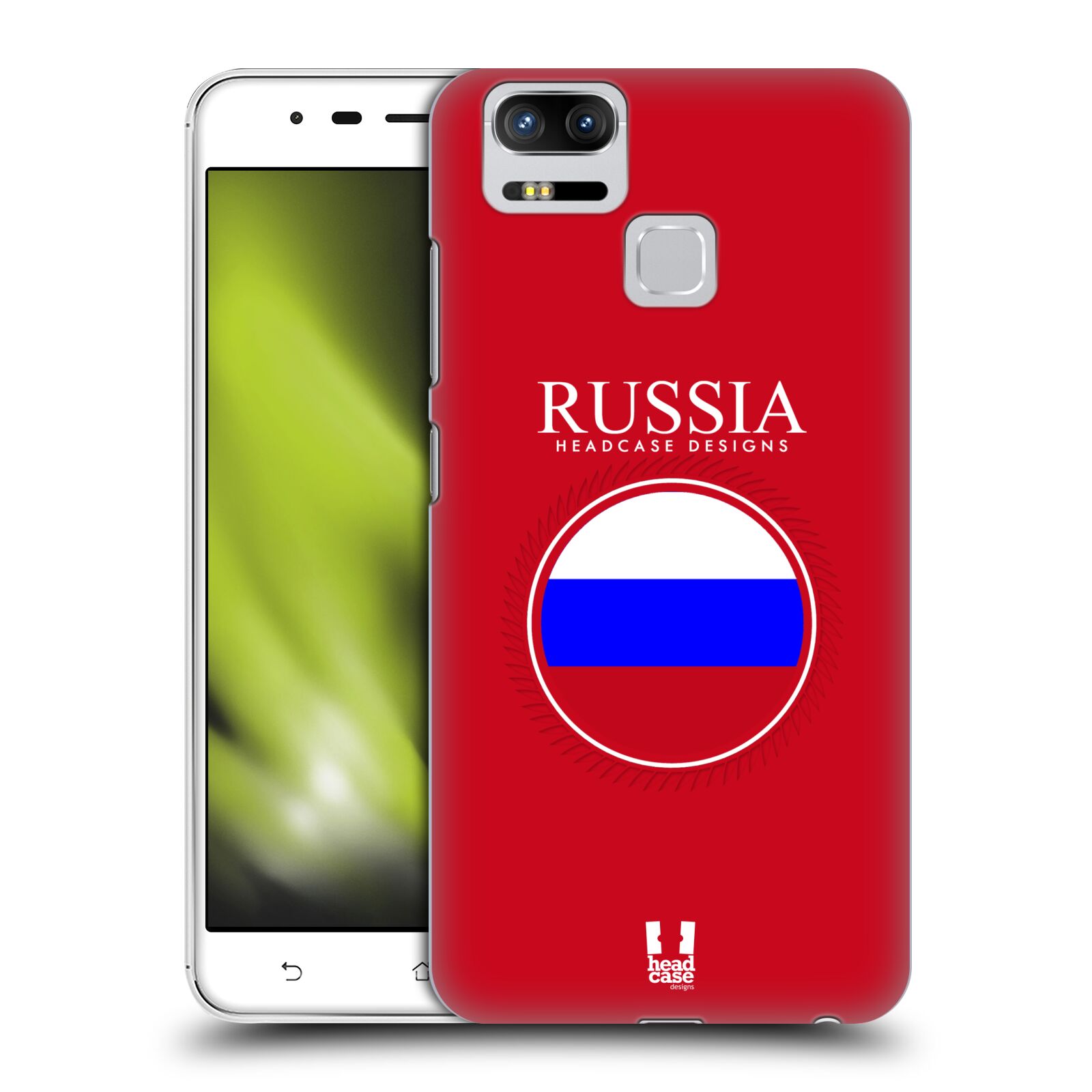 HEAD CASE plastový obal na mobil Asus Zenfone 3 Zoom ZE553KL vzor Vlajky státy 2 RUSKO