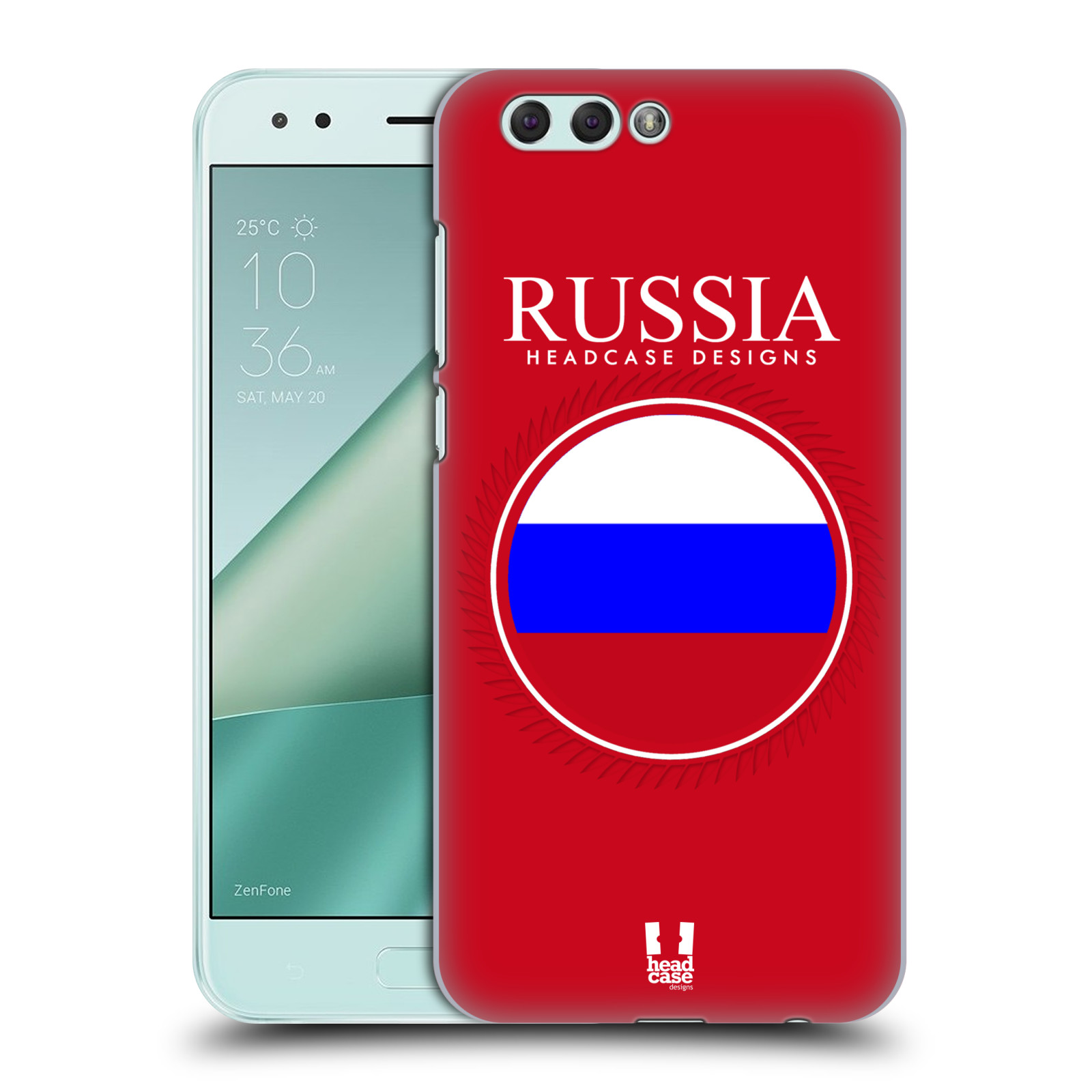 HEAD CASE plastový obal na mobil Asus Zenfone 4 ZE554KL vzor Vlajky státy 2 RUSKO