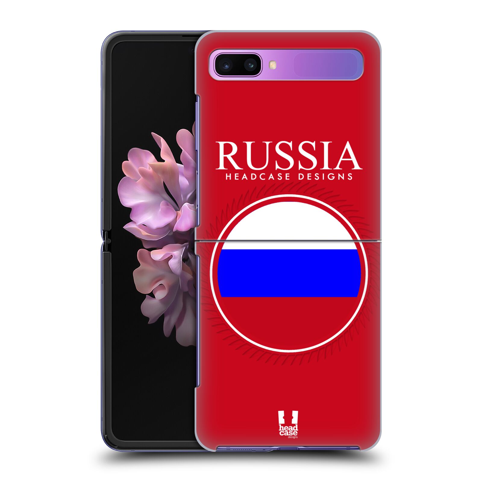 Zadní kryt na mobil Samsung Galaxy Z Flip vzor Vlajky státy 2 RUSKO