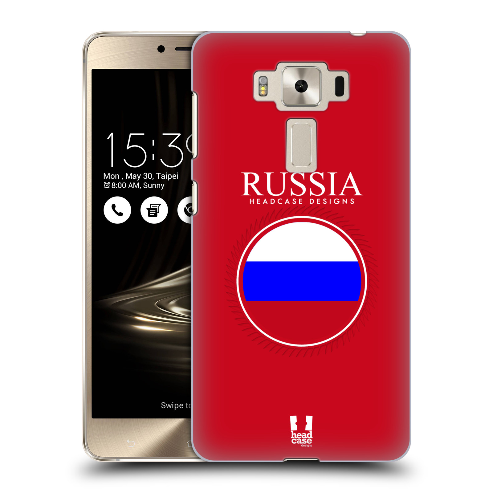 HEAD CASE plastový obal na mobil Asus Zenfone 3 DELUXE ZS550KL vzor Vlajky státy 2 RUSKO