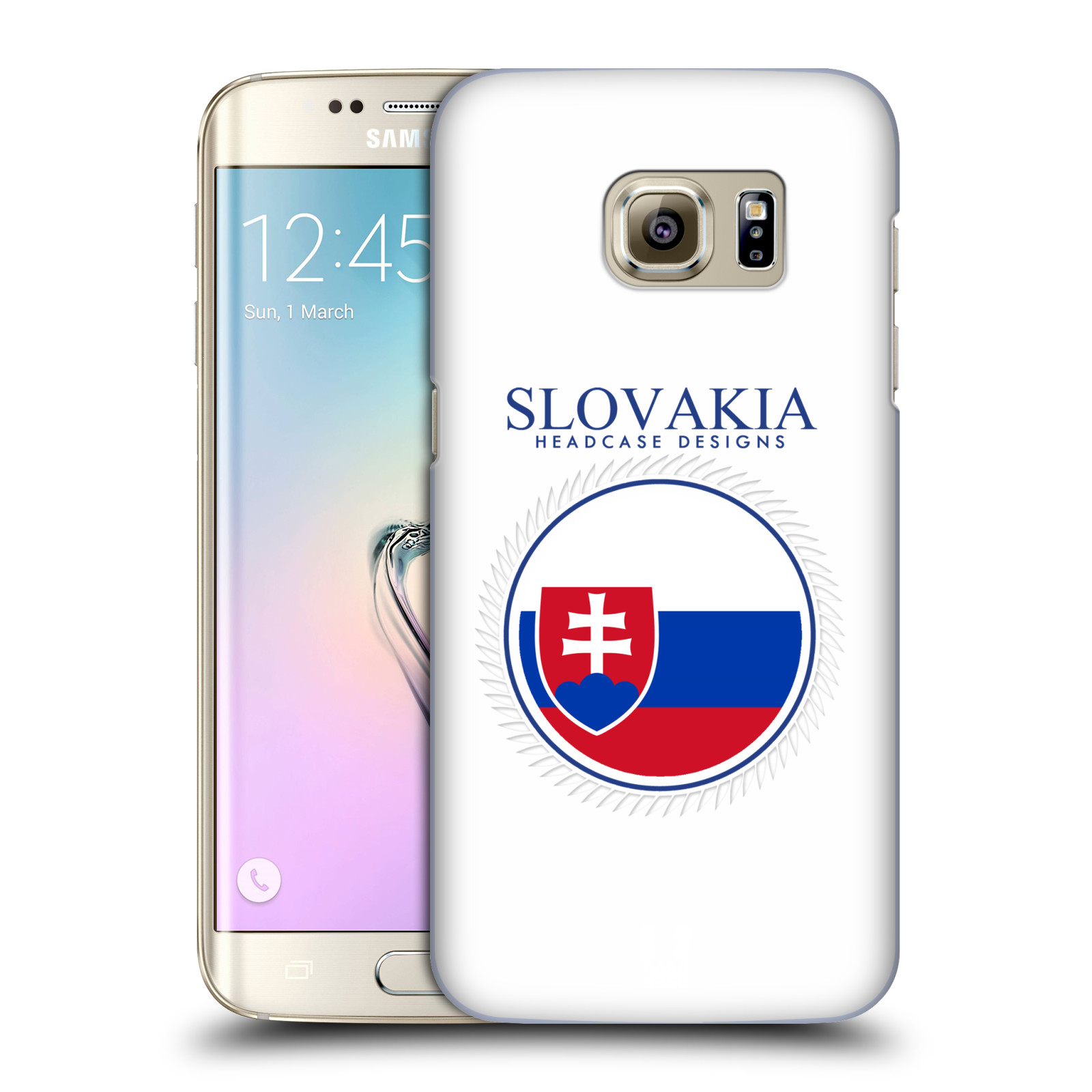 HEAD CASE plastový obal na mobil SAMSUNG GALAXY S7 EDGE vzor Vlajky státy 2 SLOVENSKO