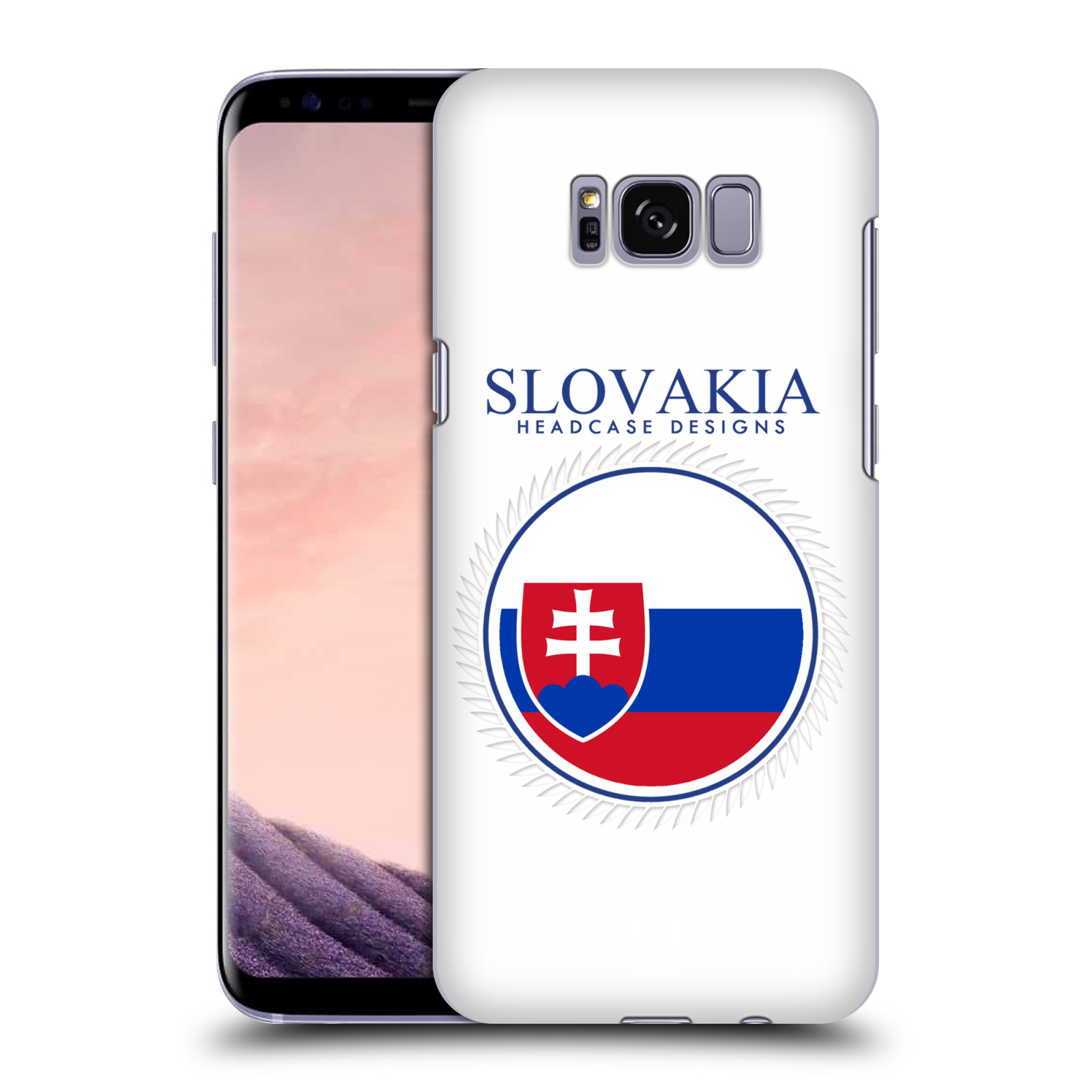 HEAD CASE plastový obal na mobil Samsung Galaxy S8 vzor Vlajky státy 2 SLOVENSKO