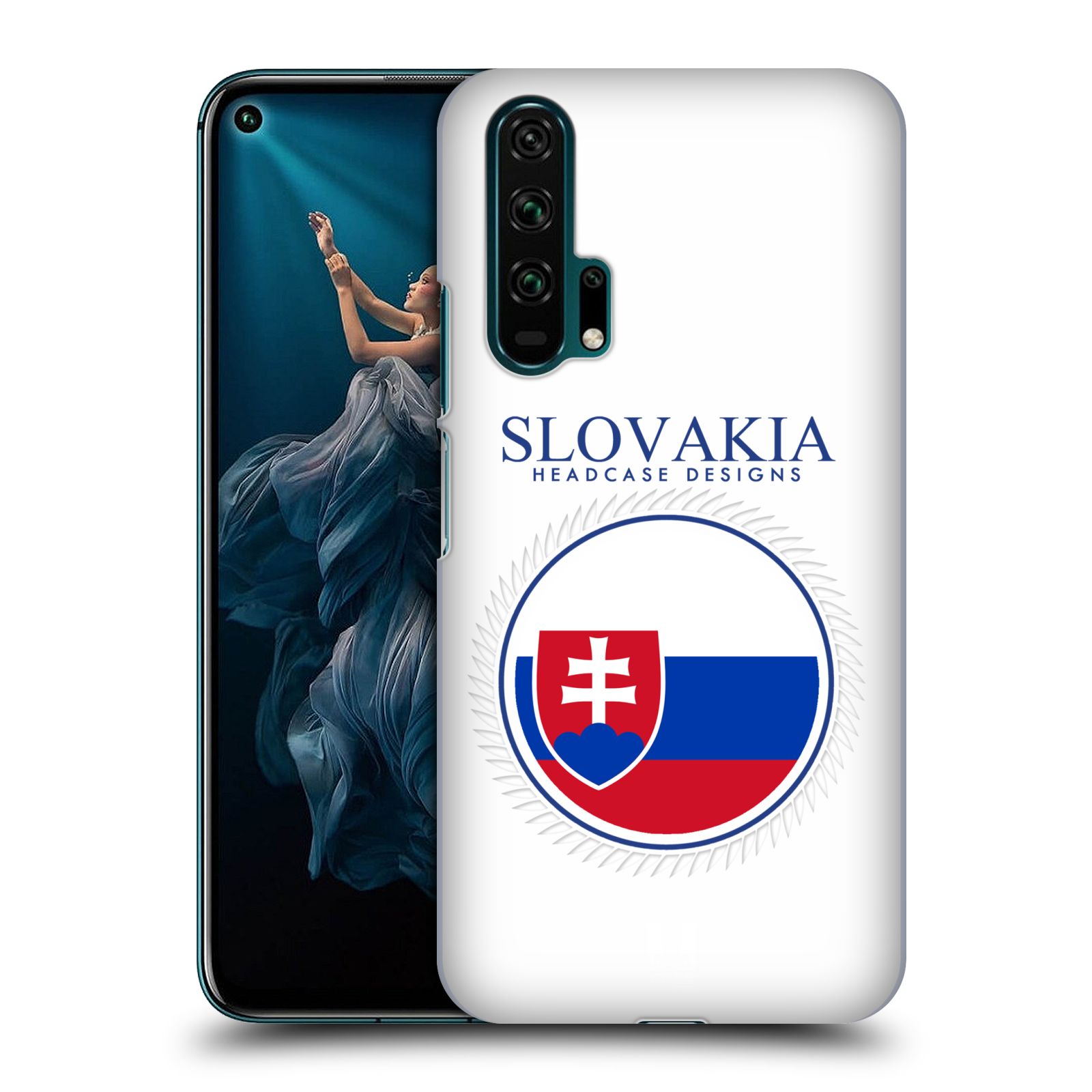 Pouzdro na mobil Honor 20 PRO - HEAD CASE - vzor Vlajky státy 2 SLOVENSKO