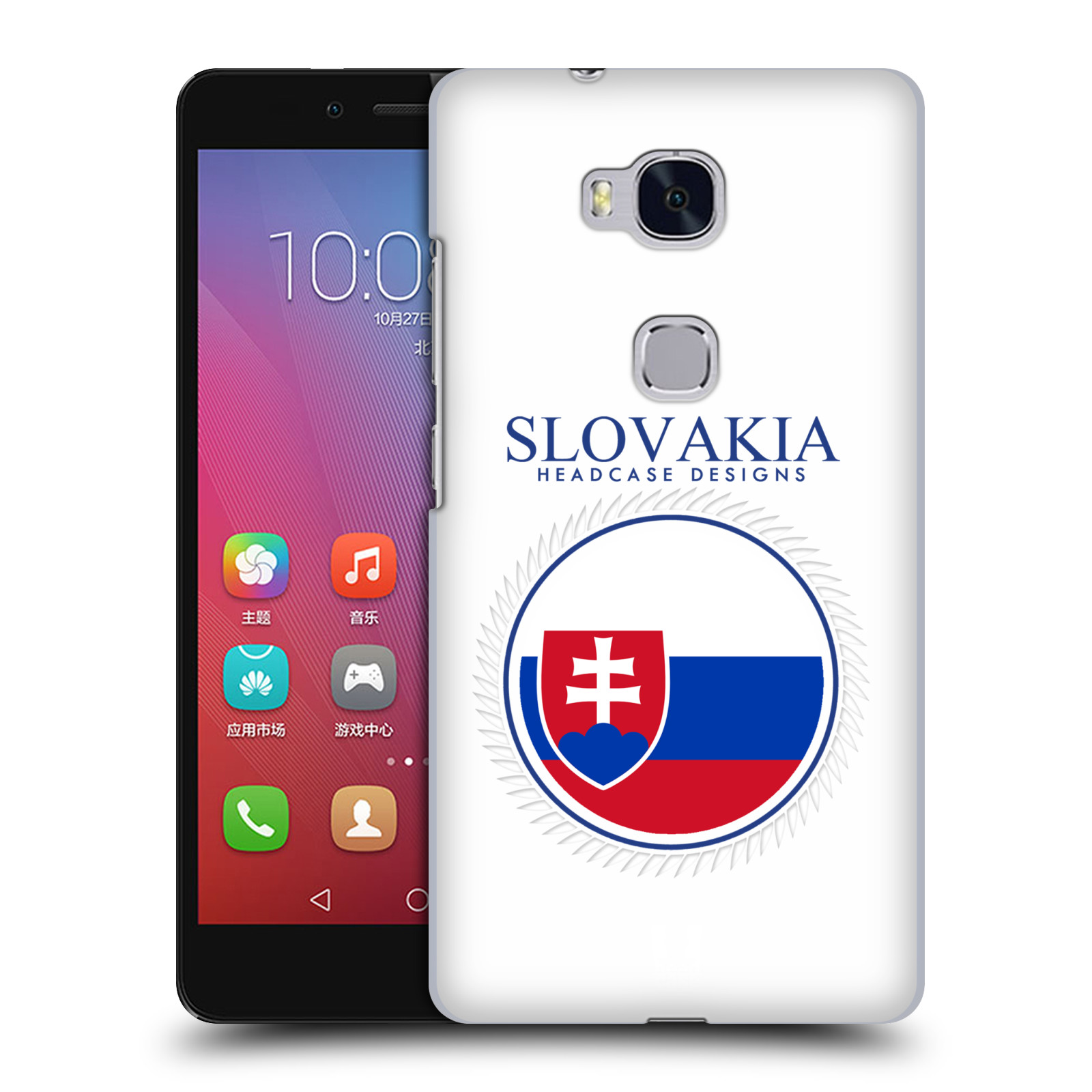 HEAD CASE pevný plastový obal na mobil HUAWEI HONOR 5X vzor Vlajky státy 2 SLOVENSKO