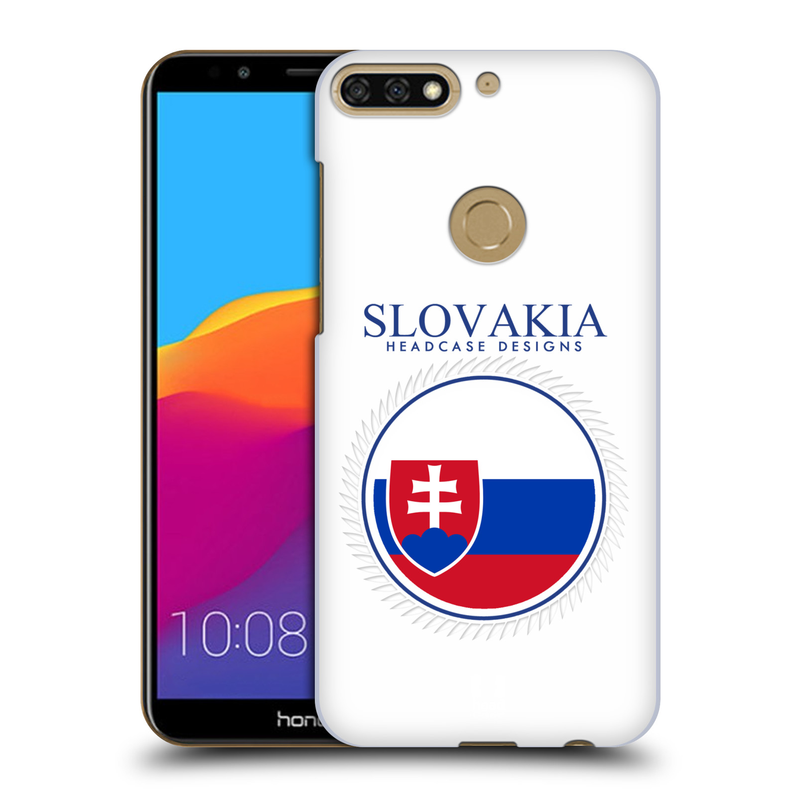 HEAD CASE plastový obal na mobil Honor 7c vzor Vlajky státy 2 SLOVENSKO