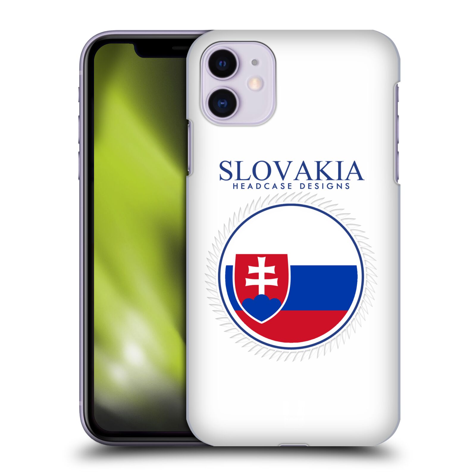 Pouzdro na mobil Apple Iphone 11 - HEAD CASE - vzor Vlajky státy 2 SLOVENSKO