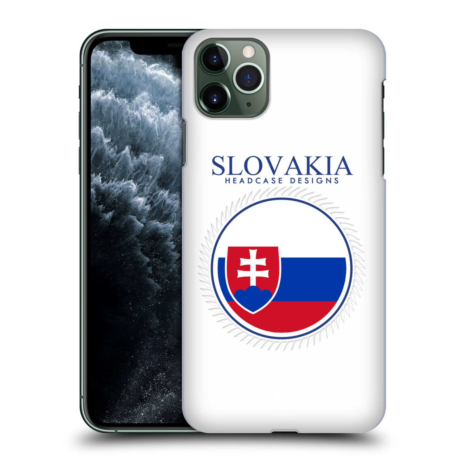 Pouzdro na mobil Apple Iphone 11 PRO MAX - HEAD CASE - vzor Vlajky státy 2 SLOVENSKO