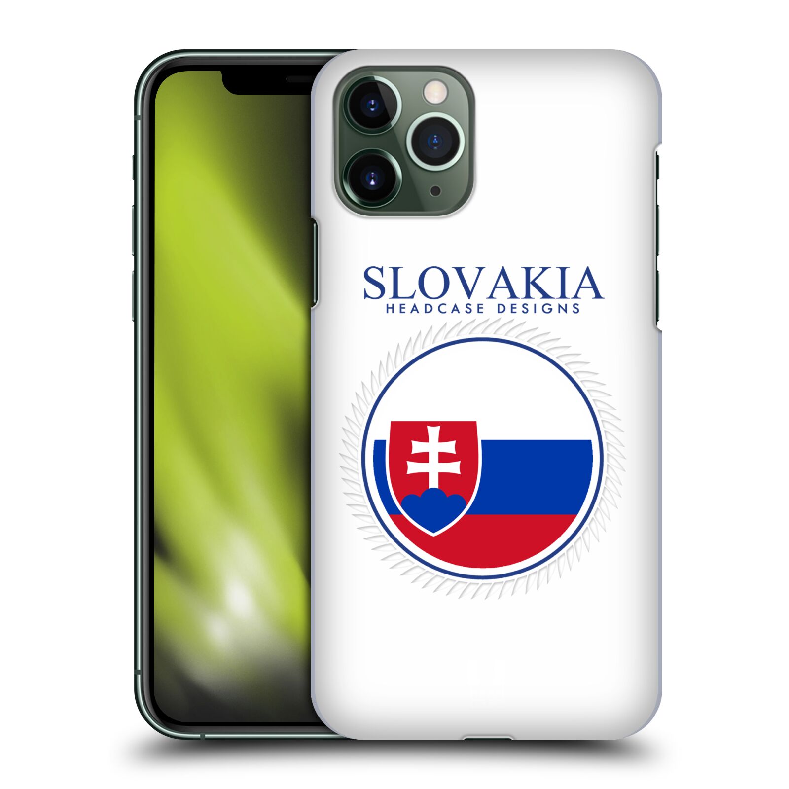 Pouzdro na mobil Apple Iphone 11 PRO - HEAD CASE - vzor Vlajky státy 2 SLOVENSKO