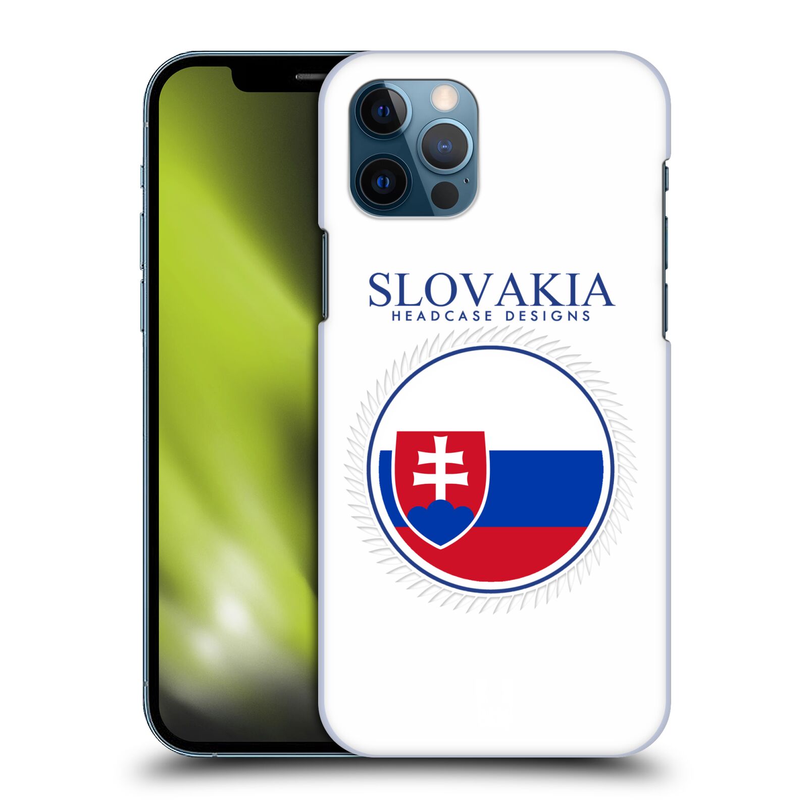 HEAD CASE plastový obal na mobil Apple Iphone 12 / Iphone 12 PRO vzor Vlajky státy 2 SLOVENSKO