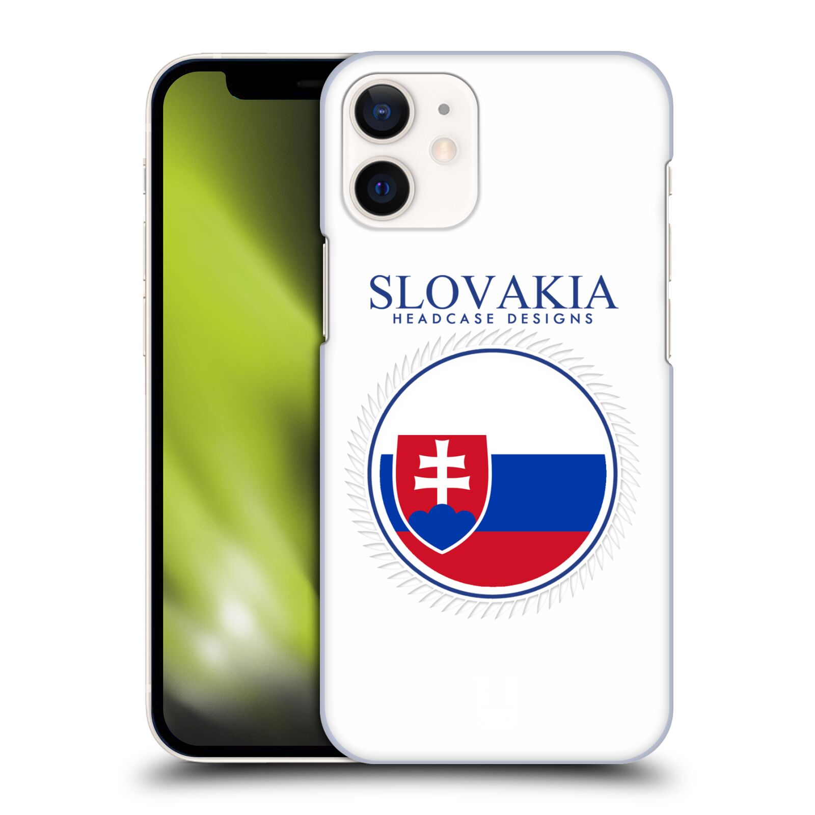 Plastový obal na mobil Apple Iphone 12 MINI vzor Vlajky státy 2 SLOVENSKO