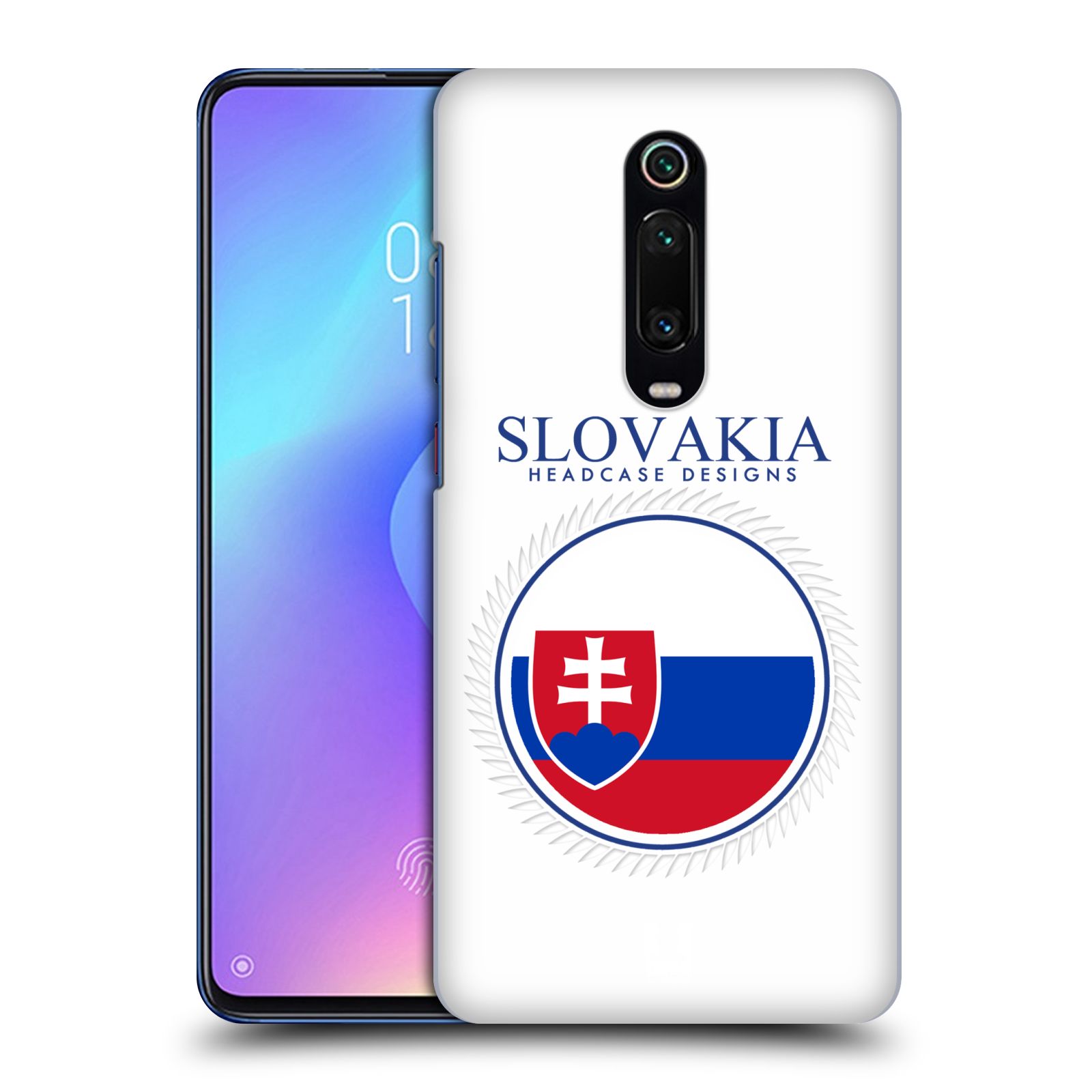 Pouzdro na mobil Xiaomi Mi 9T PRO - HEAD CASE - vzor Vlajky státy 2 SLOVENSKO