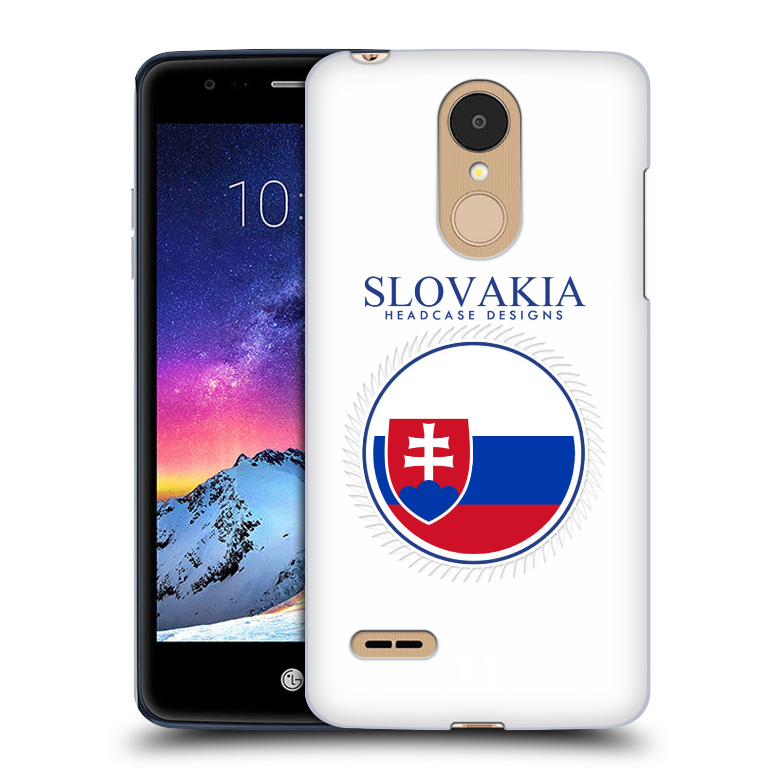 HEAD CASE plastový obal na mobil LG K9 / K8 2018 vzor Vlajky státy 2 SLOVENSKO