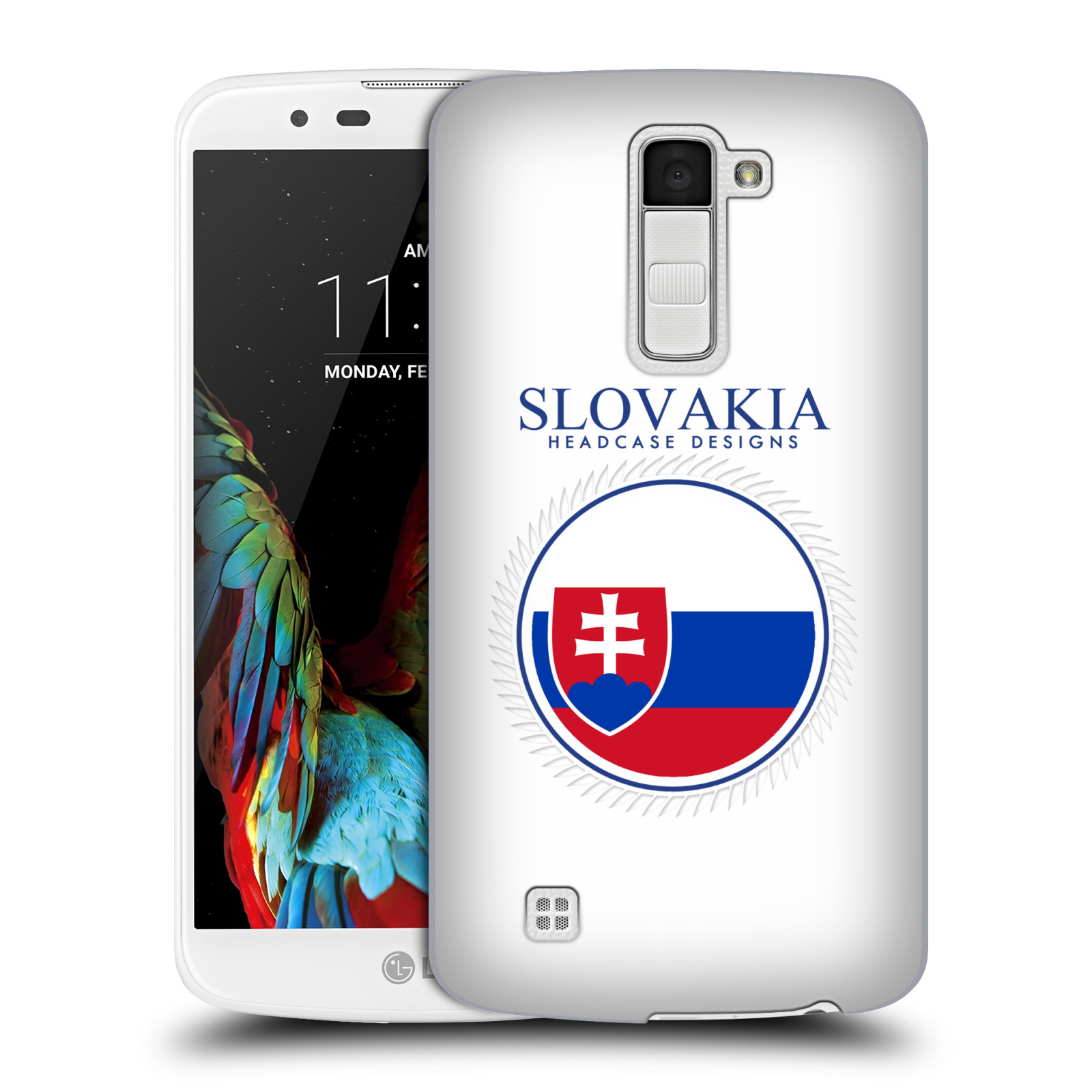 HEAD CASE plastový obal na mobil LG K10 vzor Vlajky státy 2 SLOVENSKO
