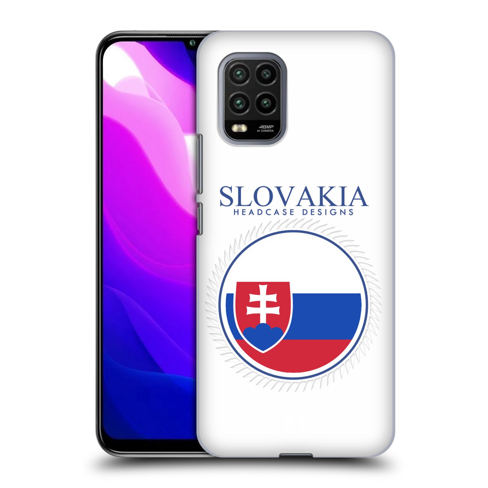 Zadní kryt, obal na mobil Xiaomi Mi 10 LITE vzor Vlajky státy 2 SLOVENSKO