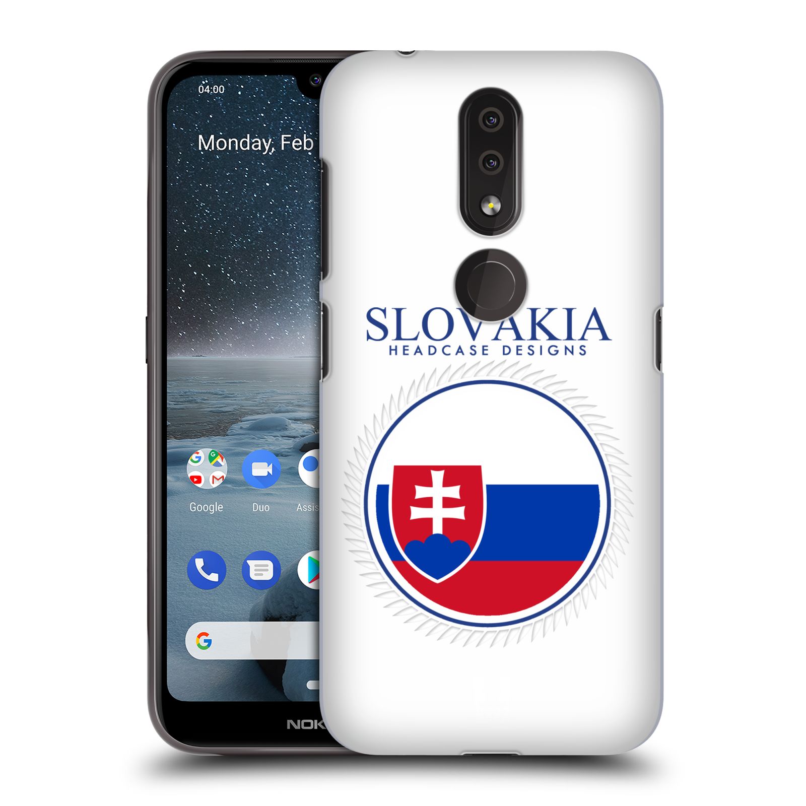 Pouzdro na mobil Nokia 4.2 - HEAD CASE - vzor Vlajky státy 2 SLOVENSKO
