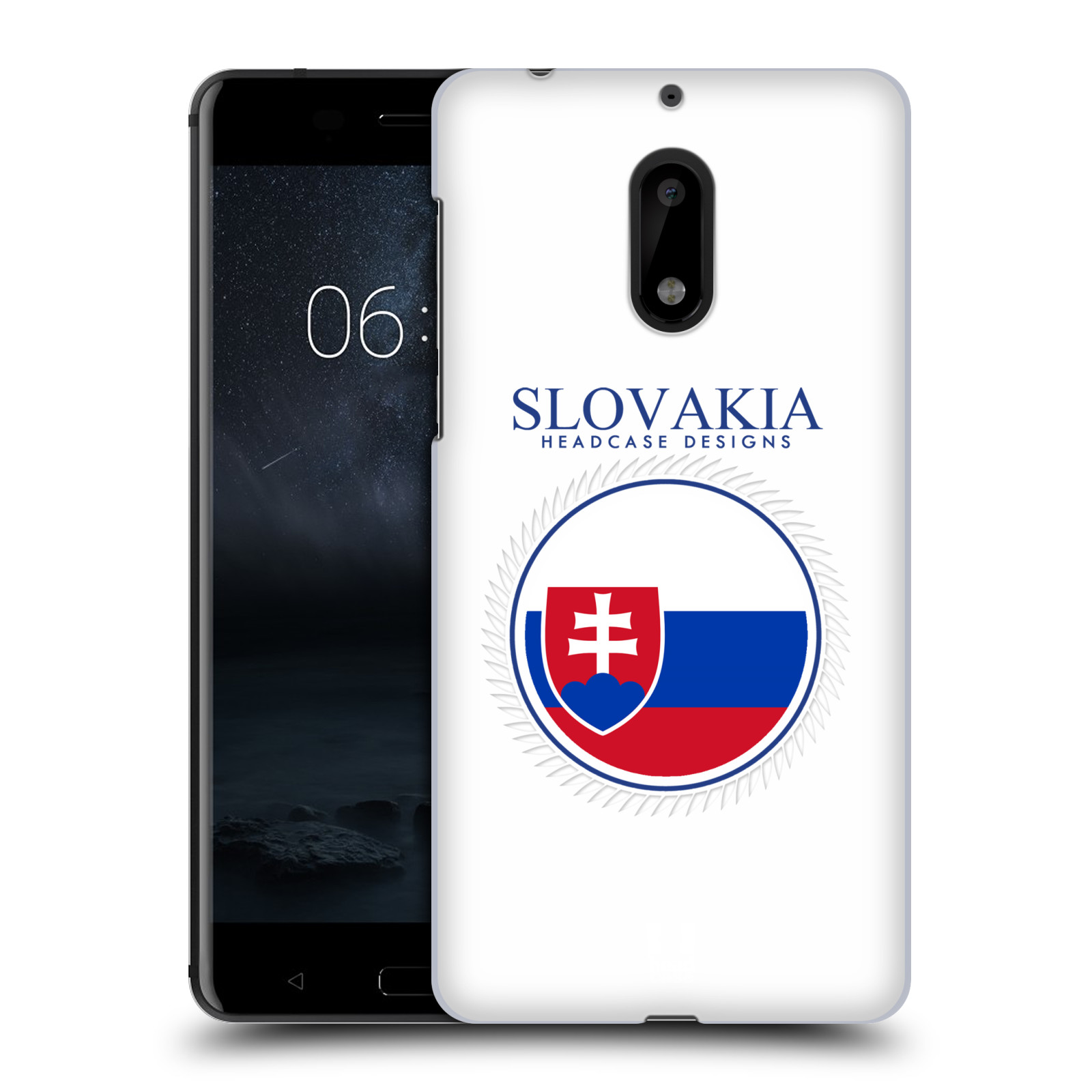 HEAD CASE plastový obal na mobil Nokia 6 vzor Vlajky státy 2 SLOVENSKO