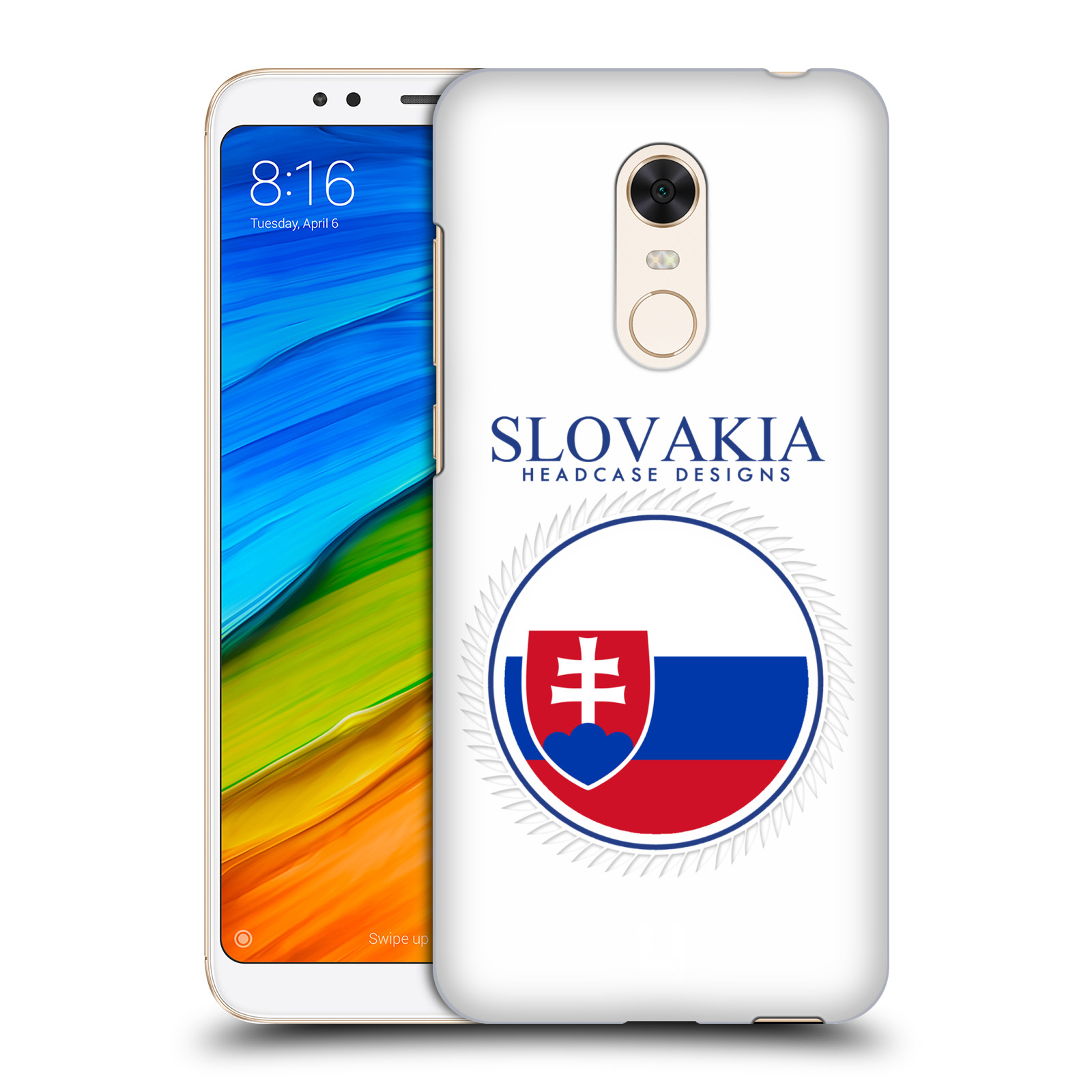 HEAD CASE plastový obal na mobil Xiaomi Redmi 5 PLUS vzor Vlajky státy 2 SLOVENSKO